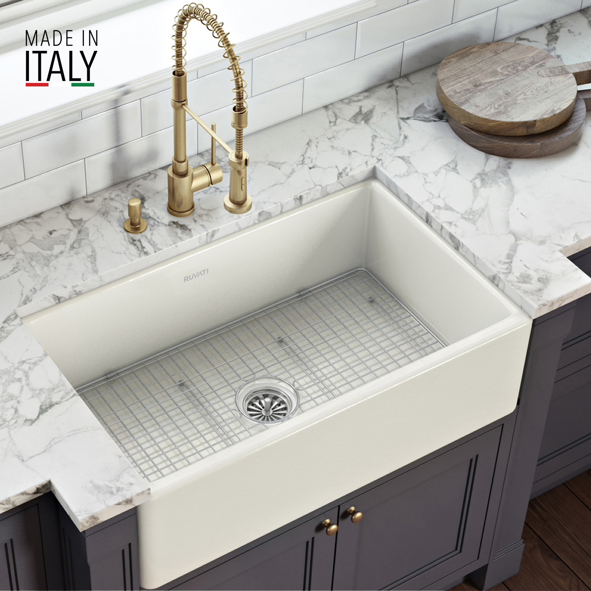 Ruvati RVL2100BS Kitchen-Sinks - View #3