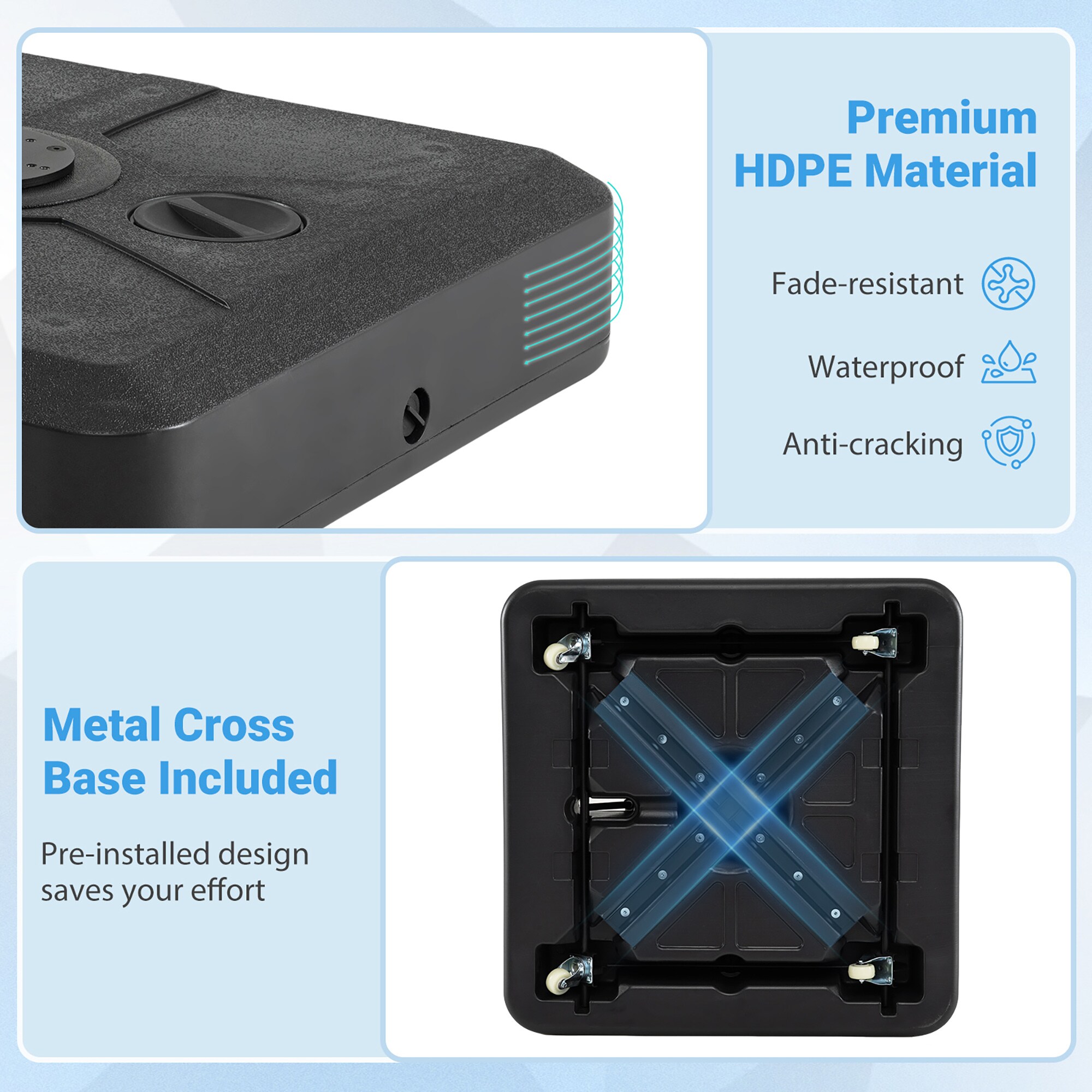 Costway HCST13591 Umbrella-Bases - View #5