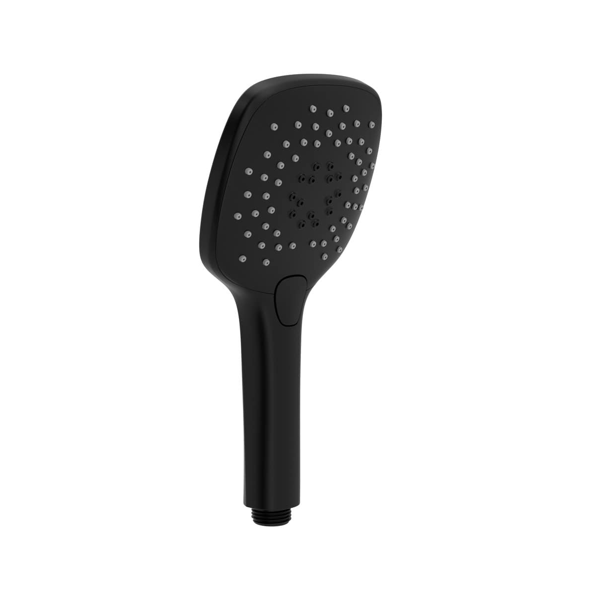 Rohl 40126HS3MB Anti-Cal 4 inch Single Function 1.75 GPM Square Handshower Only in Black