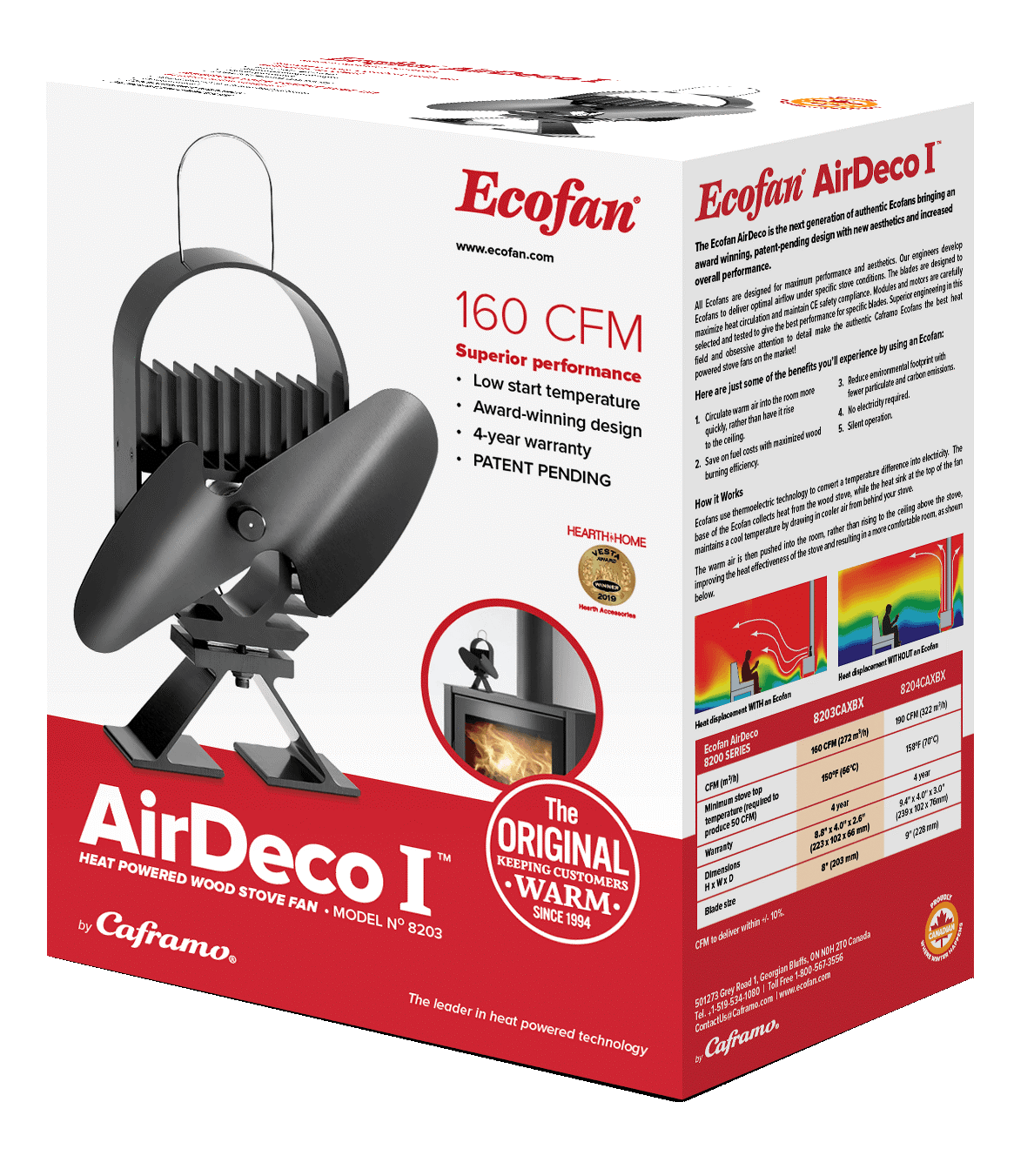 Ecofan 8203CAXBX Stove-Parts-Accessories - View #5