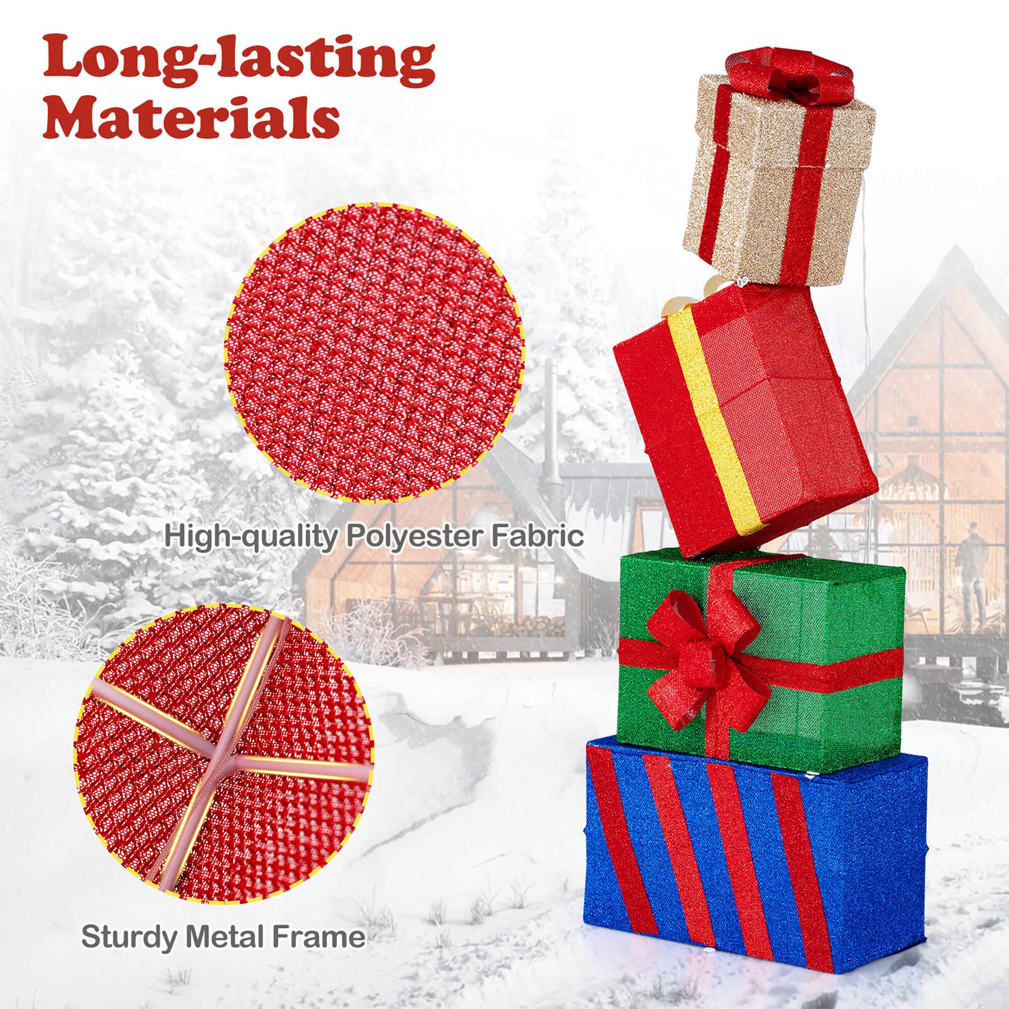 Costway HCST10544 Table-Christmas-Decorations - View #4
