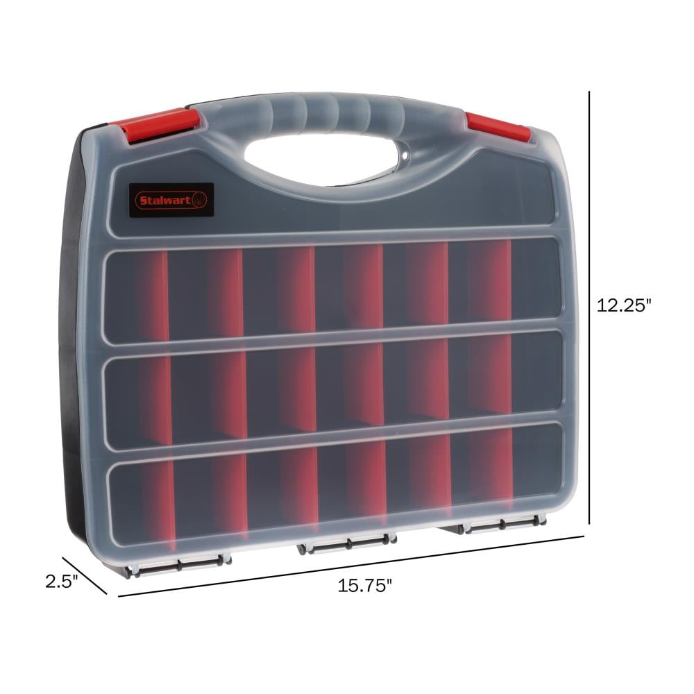 Fleming Supply Storage Containers 24-Compartment Plastic Small Parts  Organizer in the Small Parts Organizers department at