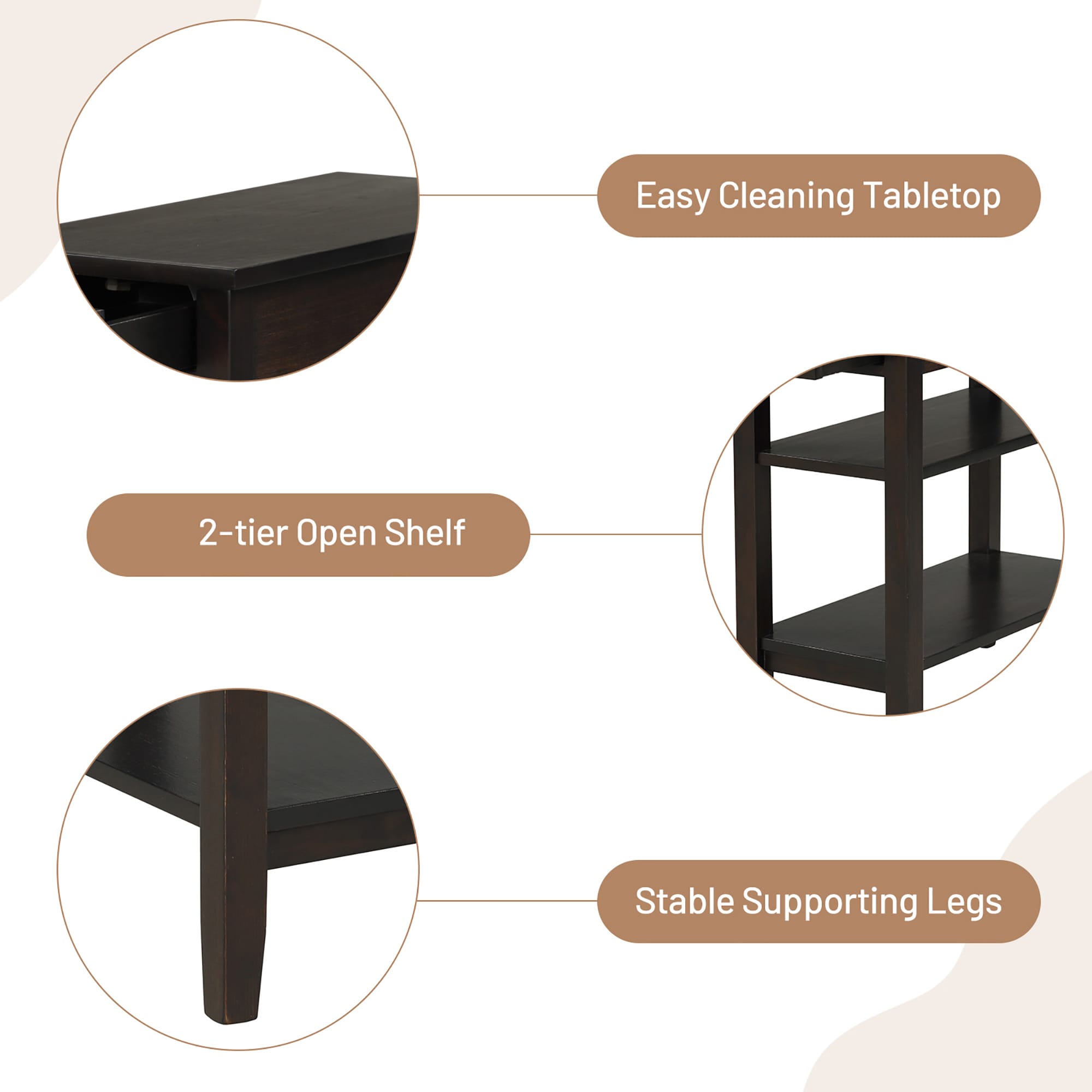 Costway SXL00092 End-Tables - View #6