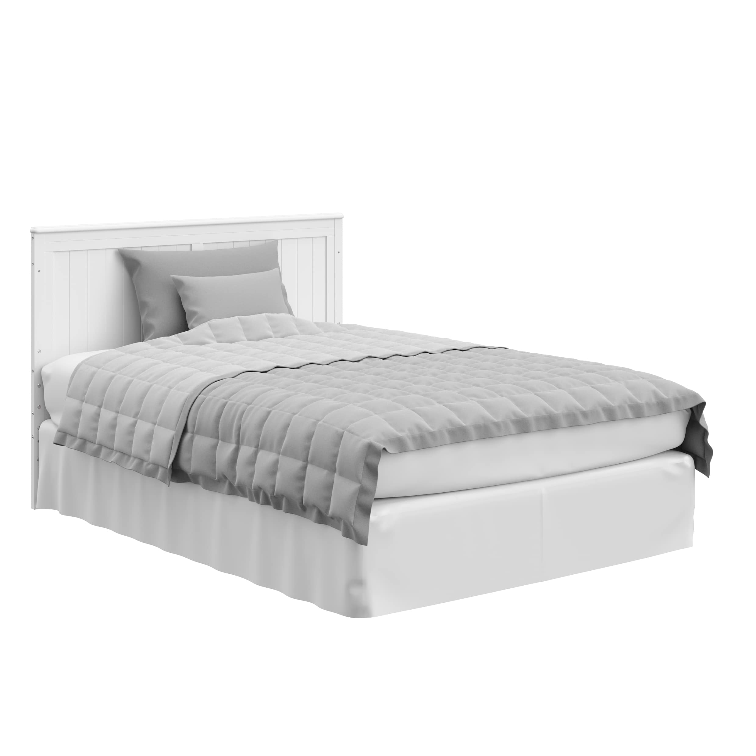 White 5-in-1 Convertible Crib and Changer with Drawer