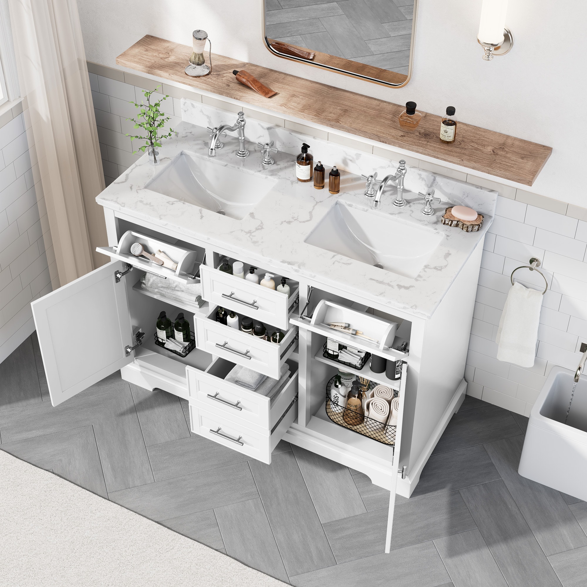 VOUA SAF-QEXYX-BE Bath-Vanity-Combo - View #3