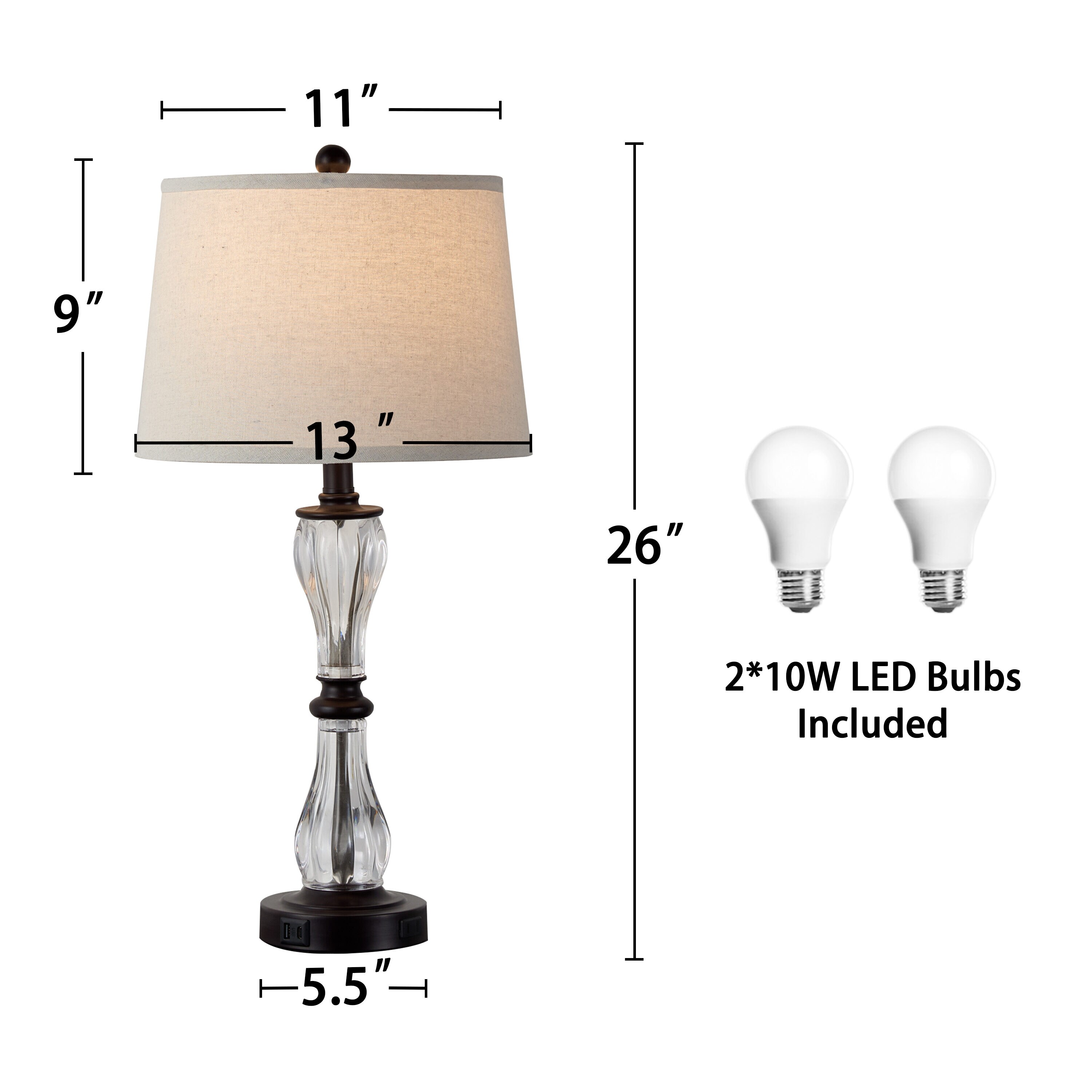 KAWOTI 21169 Table-Lamps - View #8