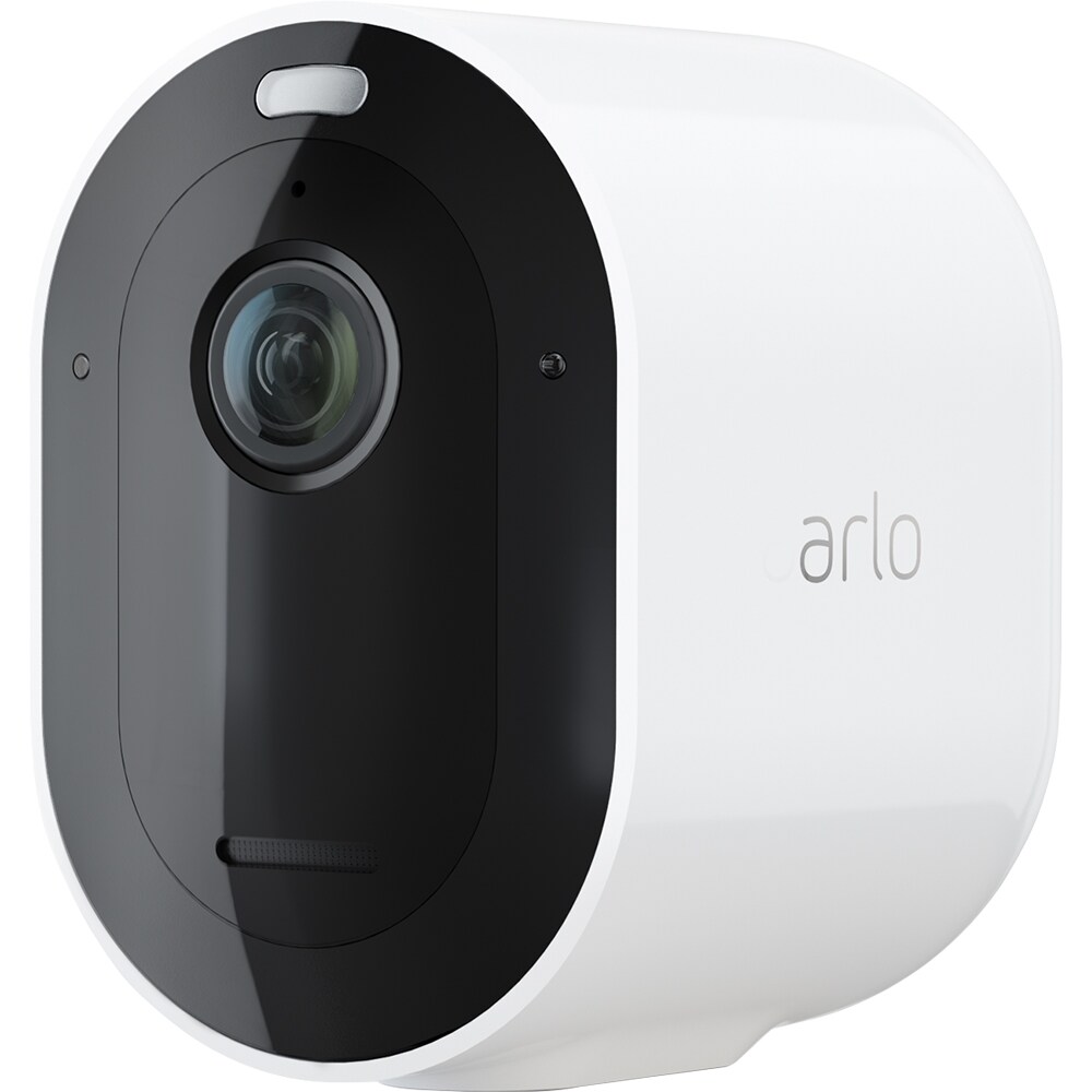 Pro 4 Indoor/Outdoor 1-Camera Battery-operated Dome Internet Cloud-based Security Camera System in White | - Arlo VMC4050P-100NAS