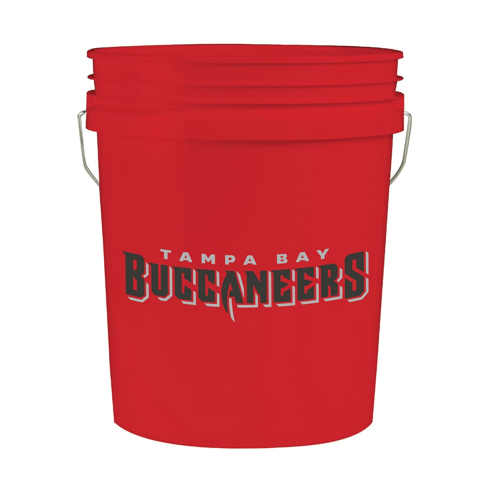 WinCraft Sports 1664224 Tampa Bay Buccaneers Tampa Bay Buccaneers 5 Gallon(s) BPA-Free Plastic General bucket