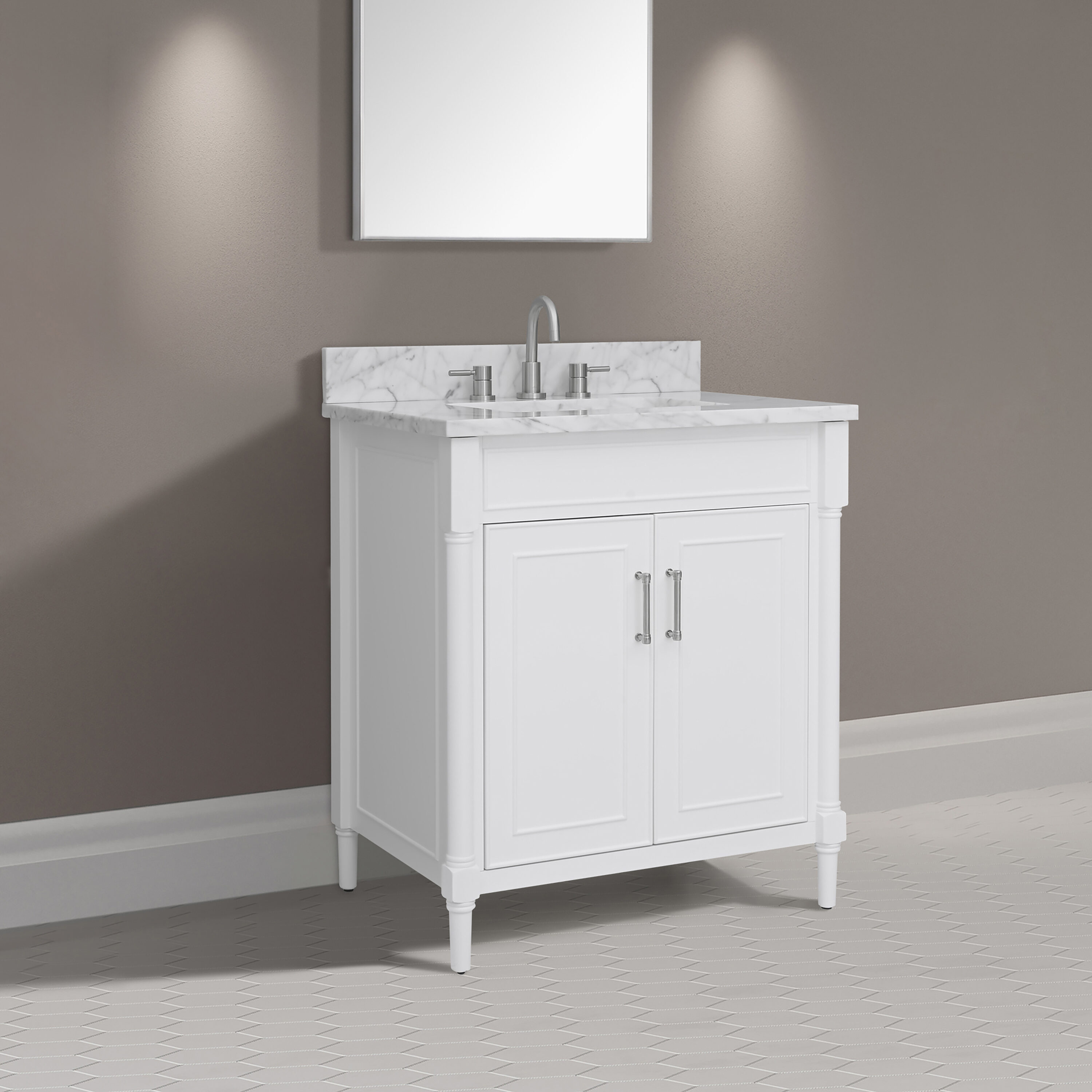 Avanity BRISTOL-VS31-WT-C Bath-Vanity-Combo - View #3