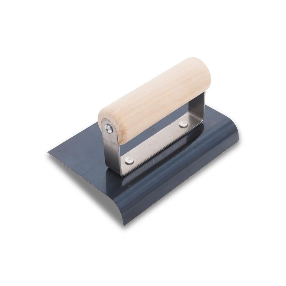 QLT by Marshalltown CE554B 6-Inches x 4 Blue steel Concrete Edger with 0.125-Inches Radius