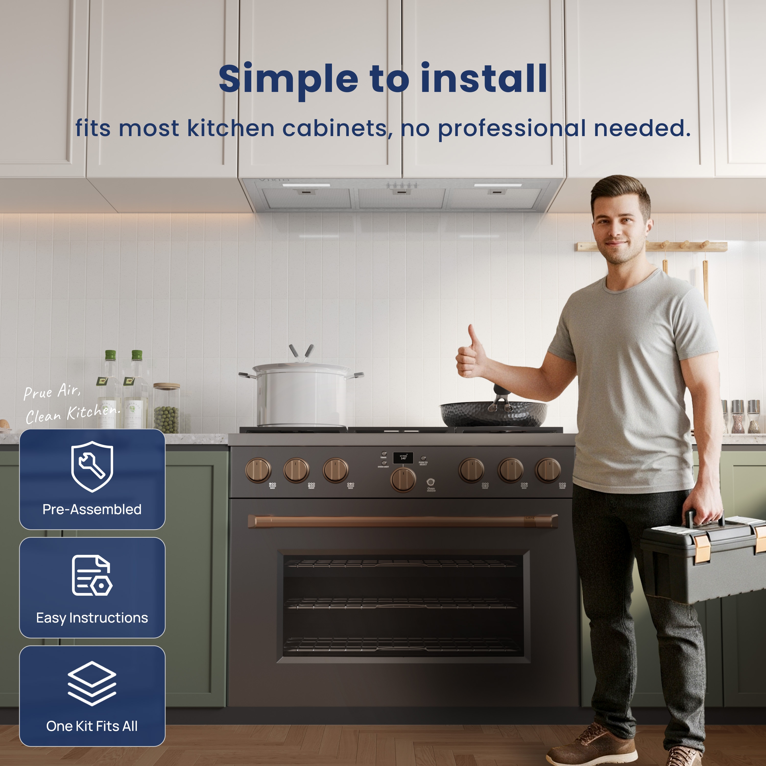 VIKIO HB0136AH Undercabinet-Range-Hoods - View #9