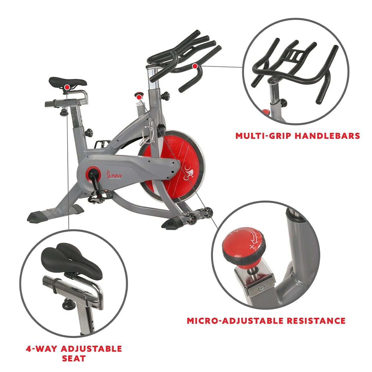 Sunny Health & Fitness SF-B1711 Exercise-Bikes - View #4