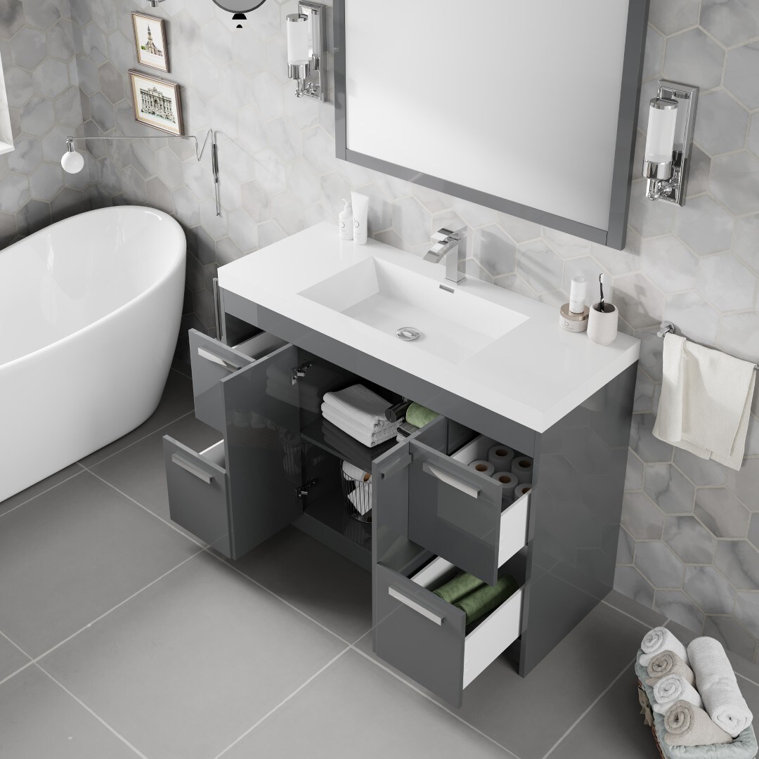 Eviva EVVN1200-8-48GR Bath-Vanity-Combo - View #5