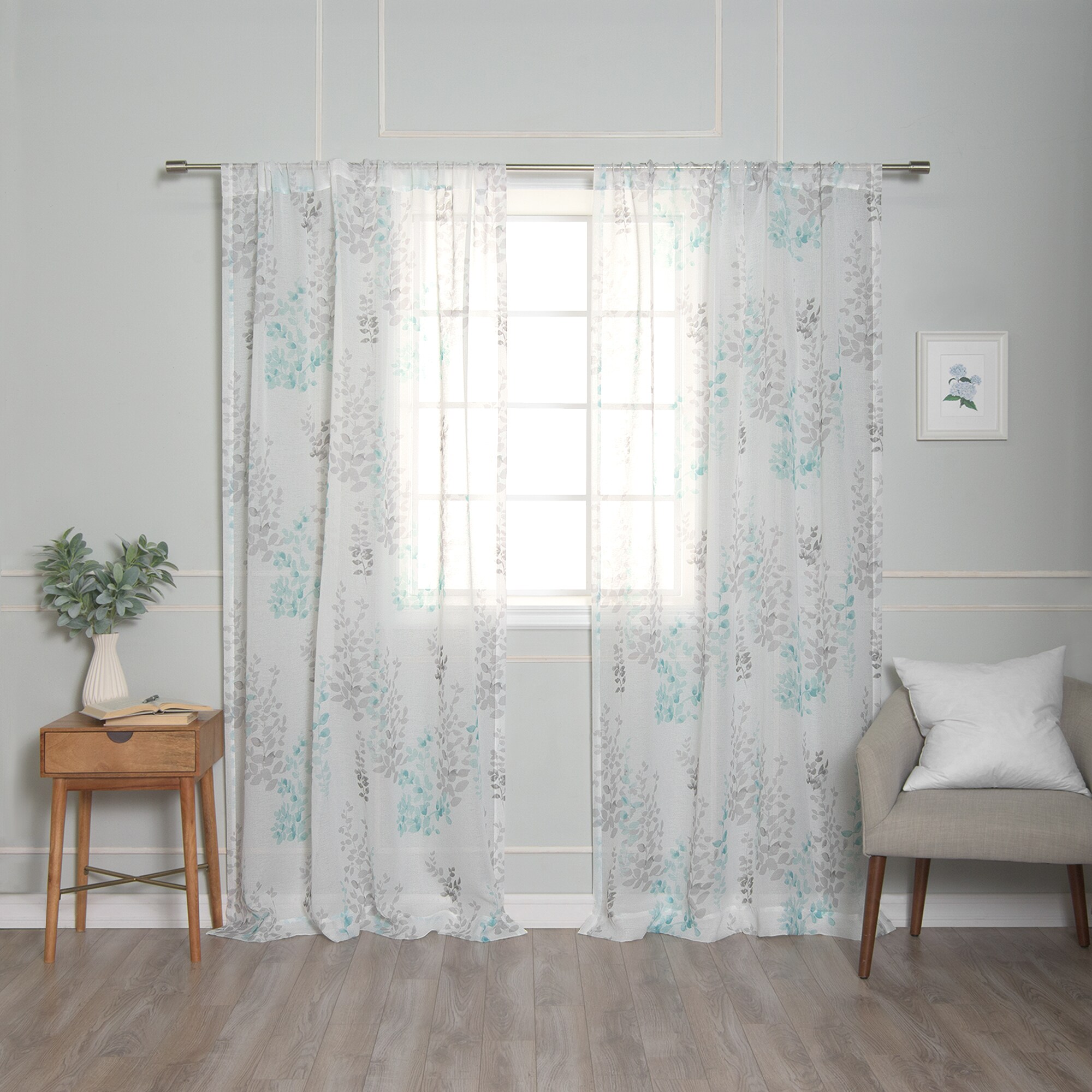 Best Home Fashion JC-RDP-PA1237-84-TEA curtains - View #2