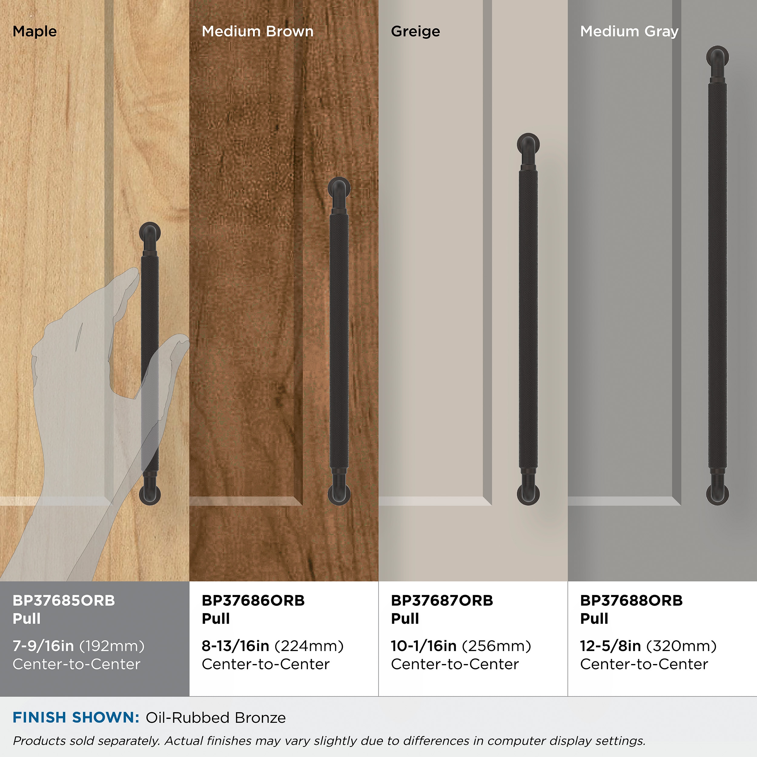 Amerock BP37685ORB Cabinet-Pulls - View #7