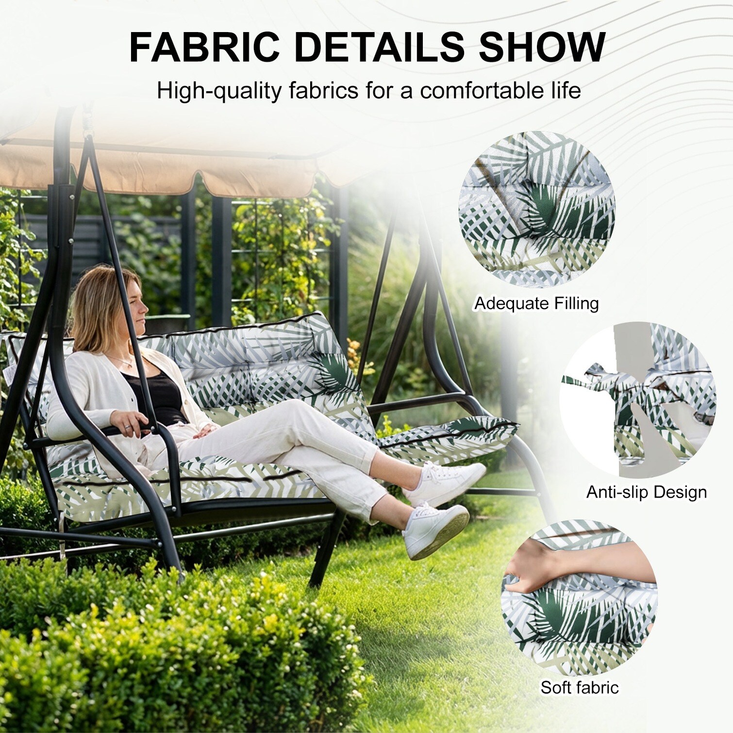 BBabe LAPTKEYNKVV6 Patio-Furniture-Cushions - View #7