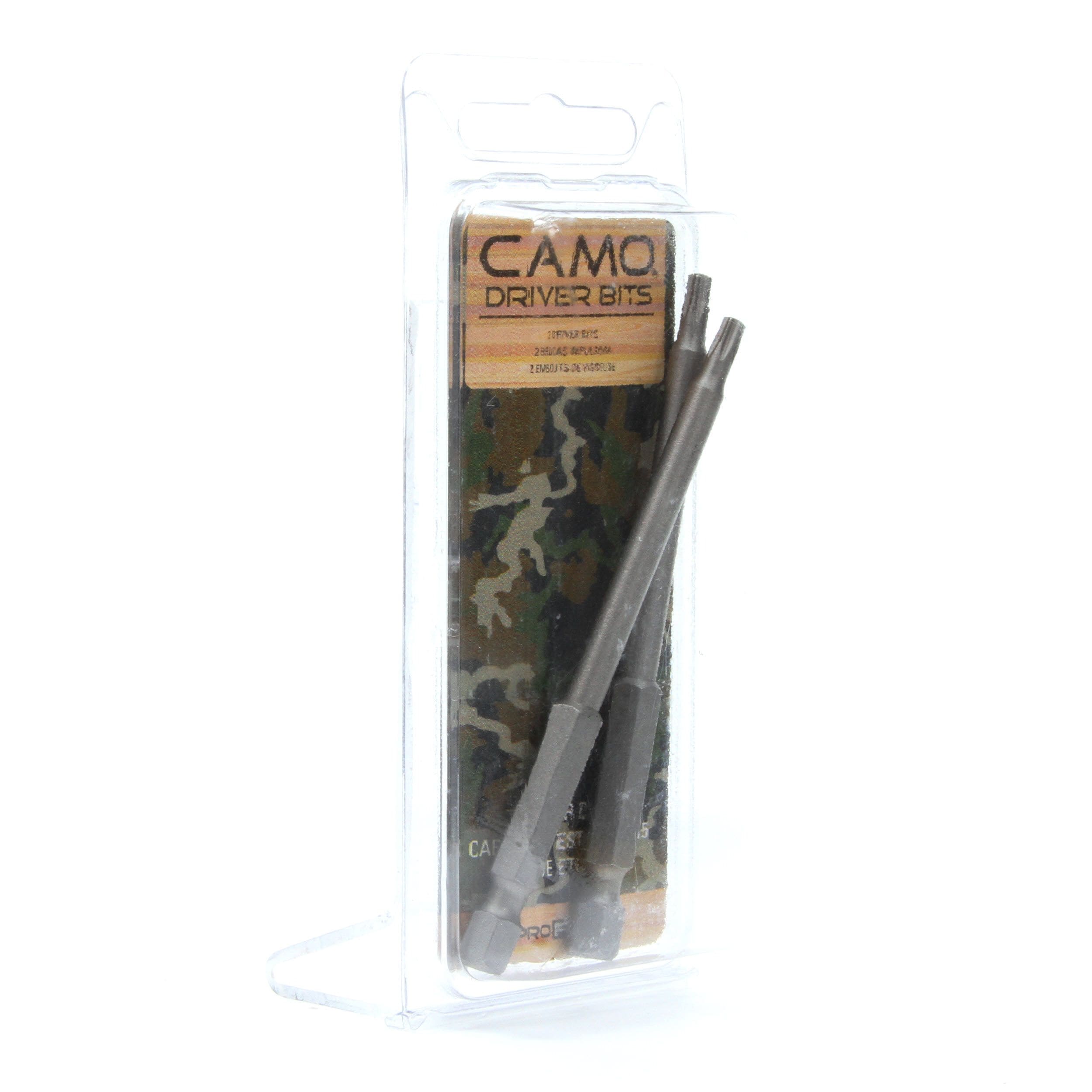 2 ct CAMO T15 3" Grooved Board Driver Bits 345089-AZK 