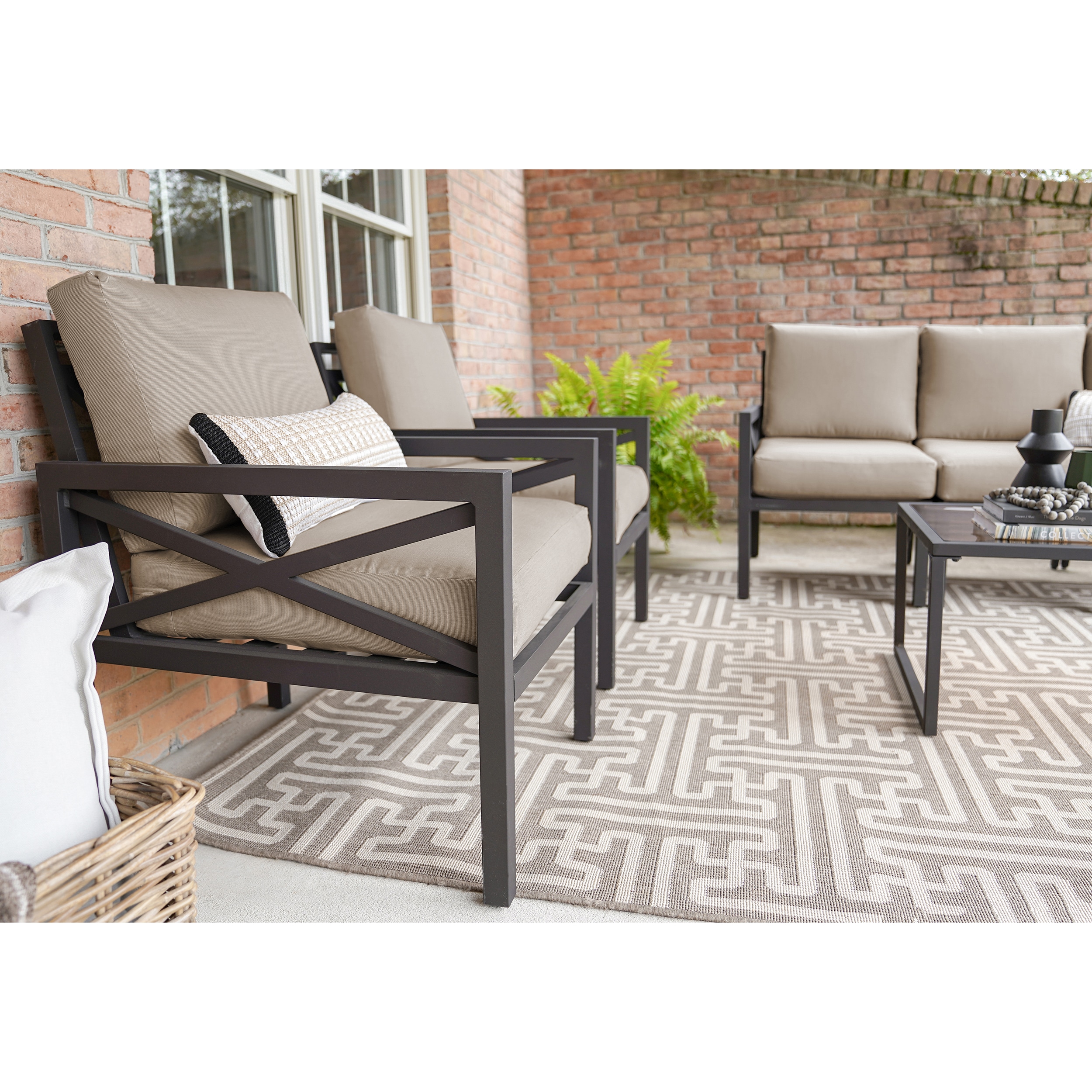 Leisure Made 639288-TAN Patio-Conversation-Sets - View #3
