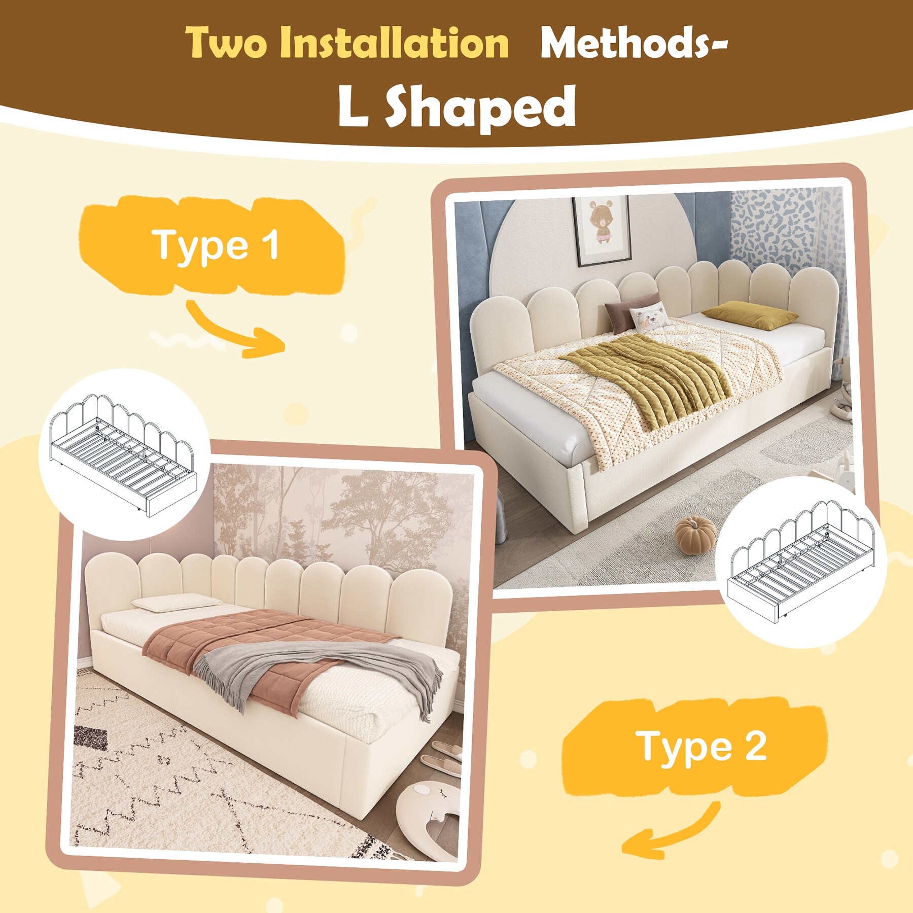 SINOFURN SYD180001GY futons - View #4