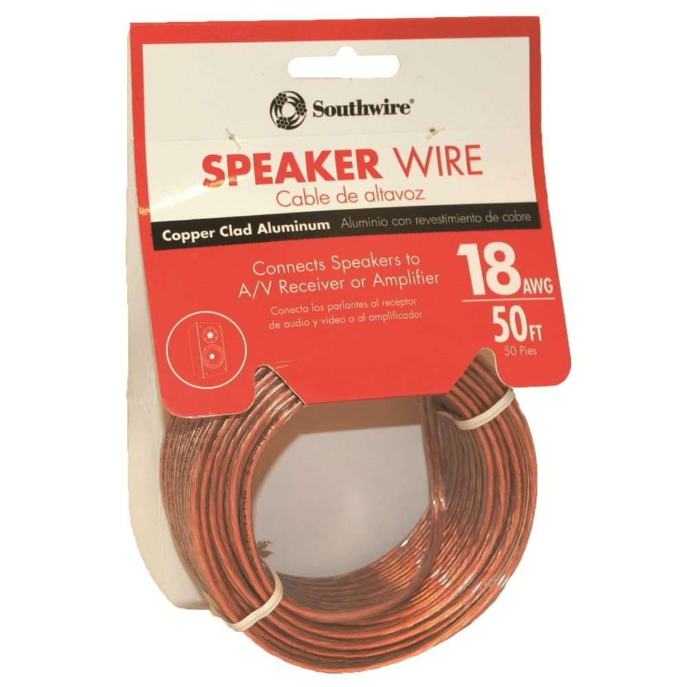 speaker wire - red and black speaker wire - 18 AWG speaker wire 18 gauge  wire