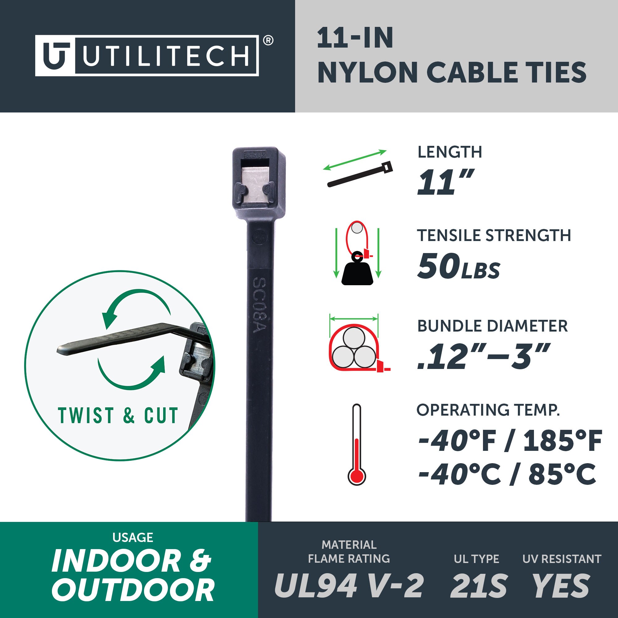 Utilitech SGY-CT139 Cable-Ties - View #3