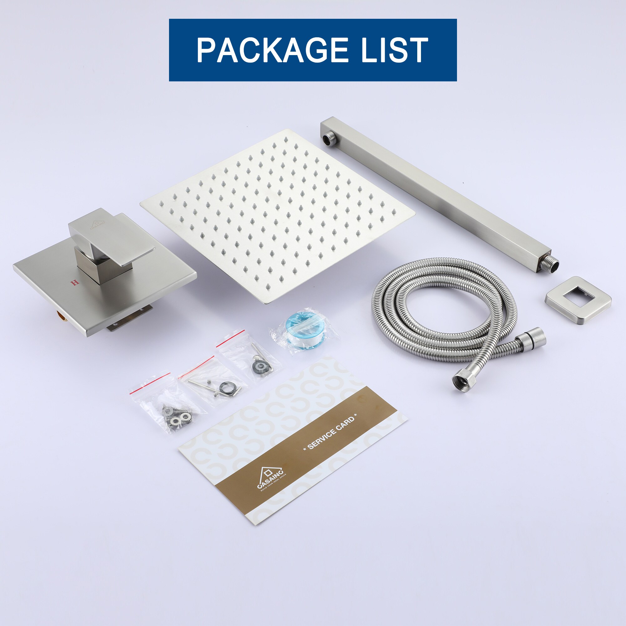 CASAINC OY-N96A1001-CP Showerhead-Bar-Panels - View #8