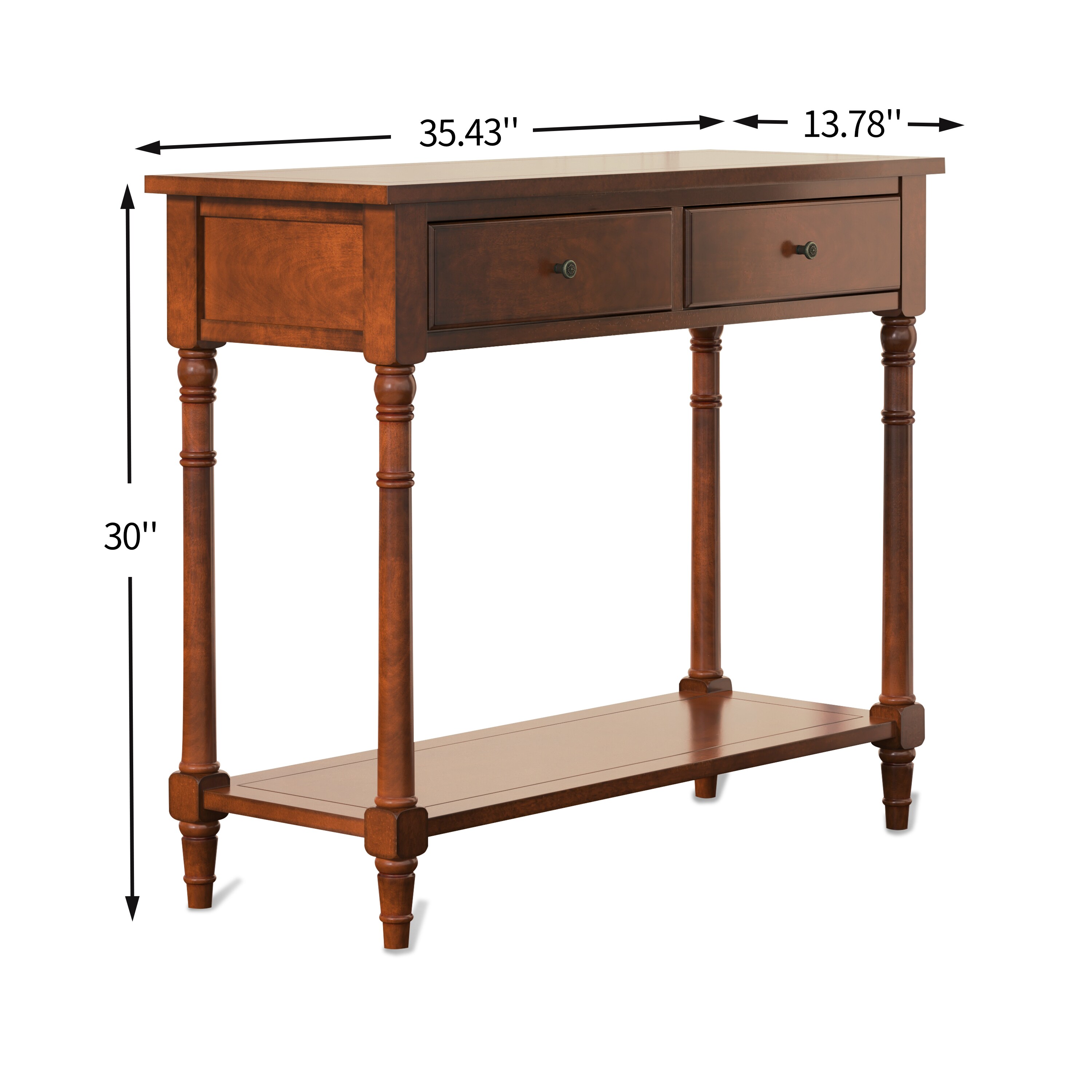 GZMR Rustic Retro Color Console Table in the Console Tables department ...