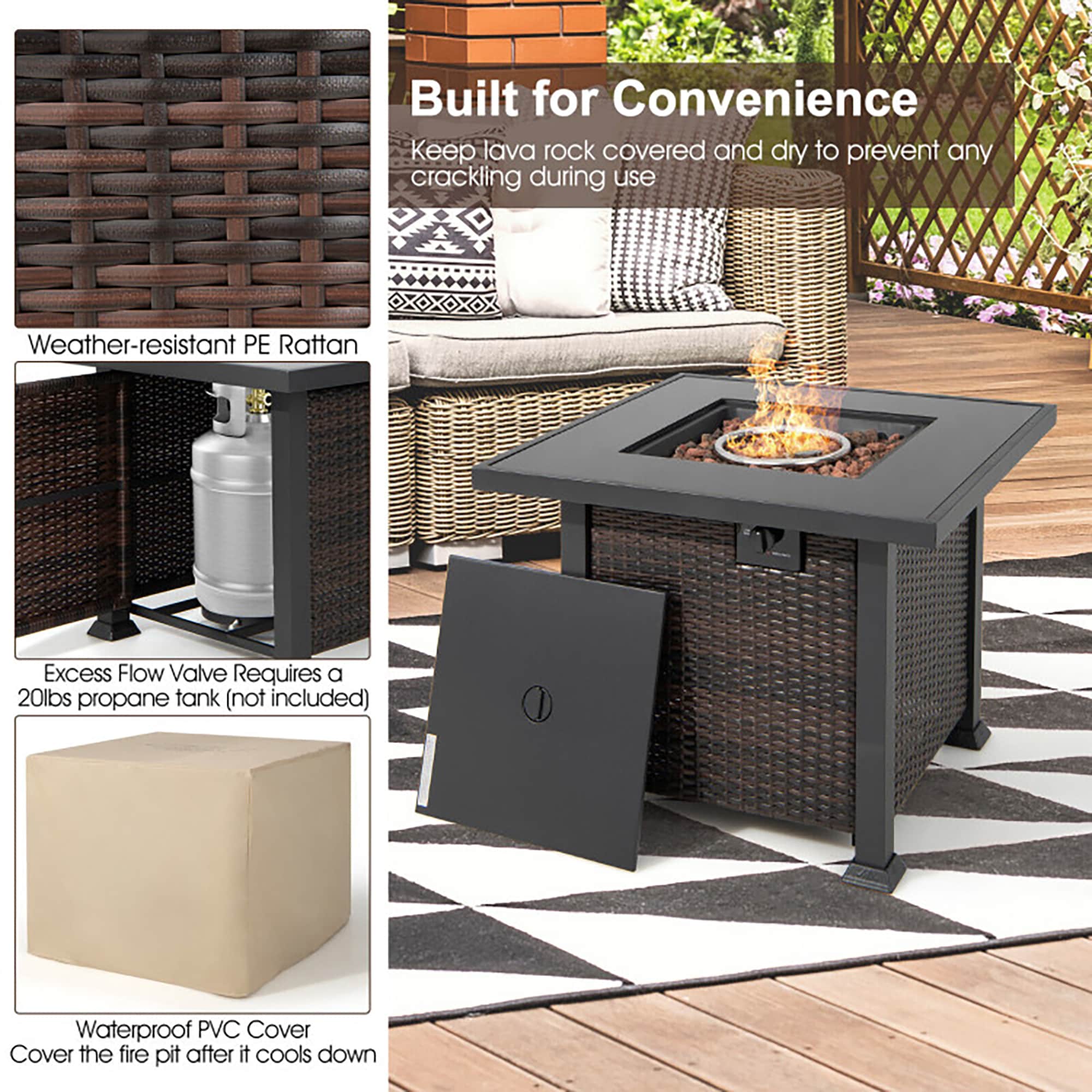 CASAINC WFEHFP-03-B Outdoor-Gas-Firepits - View #8