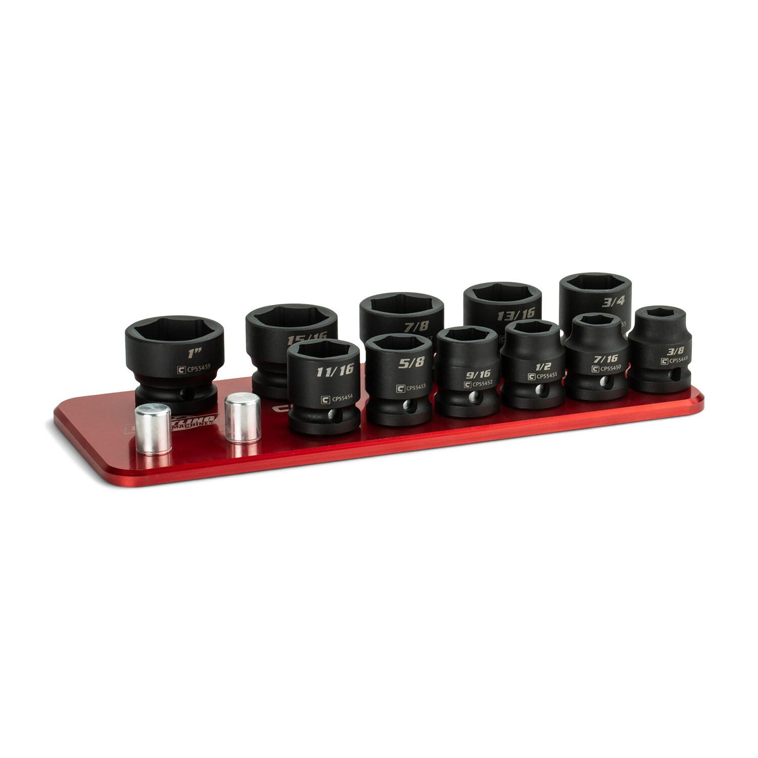 Capri Tools CP55430S-12SSBR 1/2-in Drive Standard (SAE) Shallow Socket Set 11 -Pieces