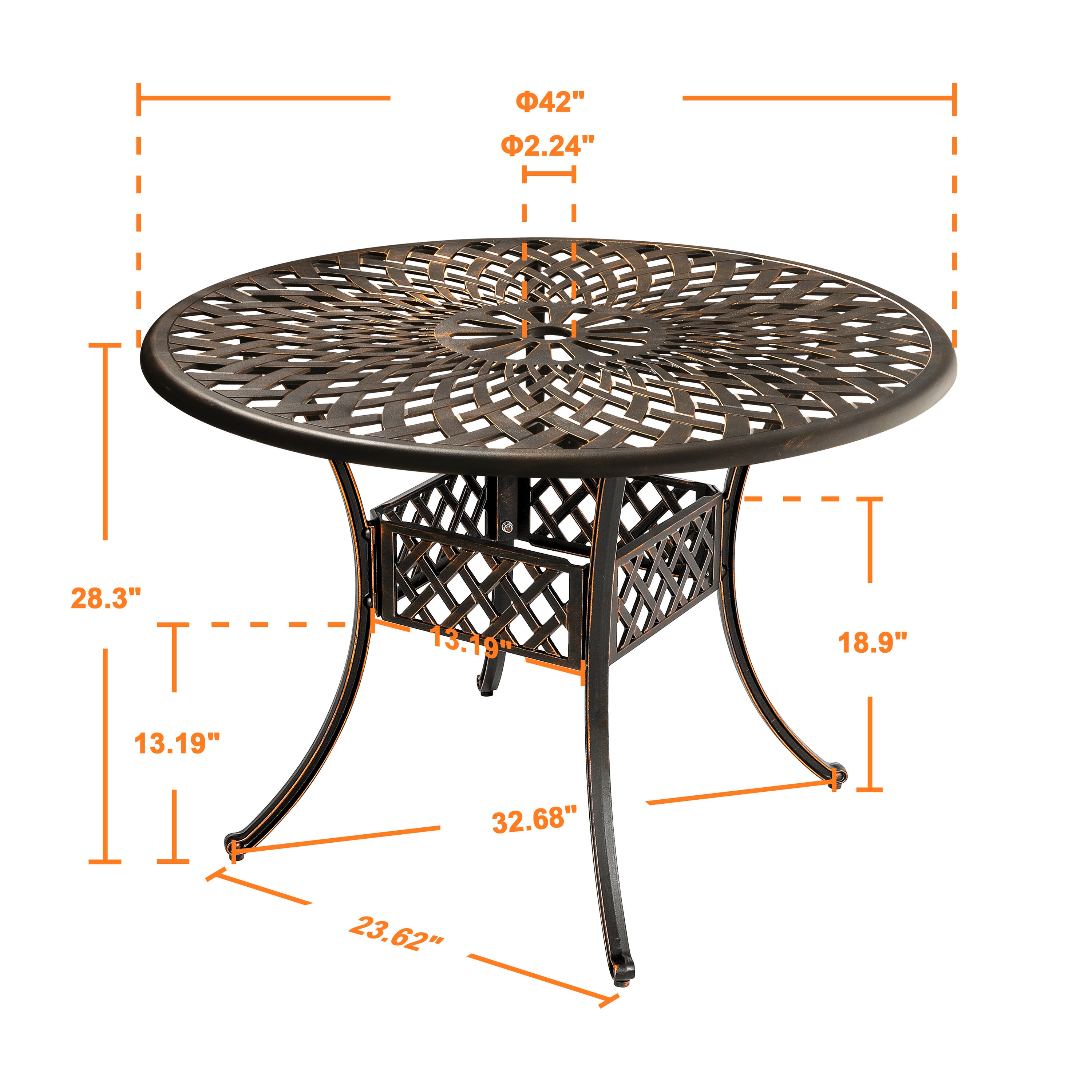 Nuu Garden CT003A Patio-Tables - View #6