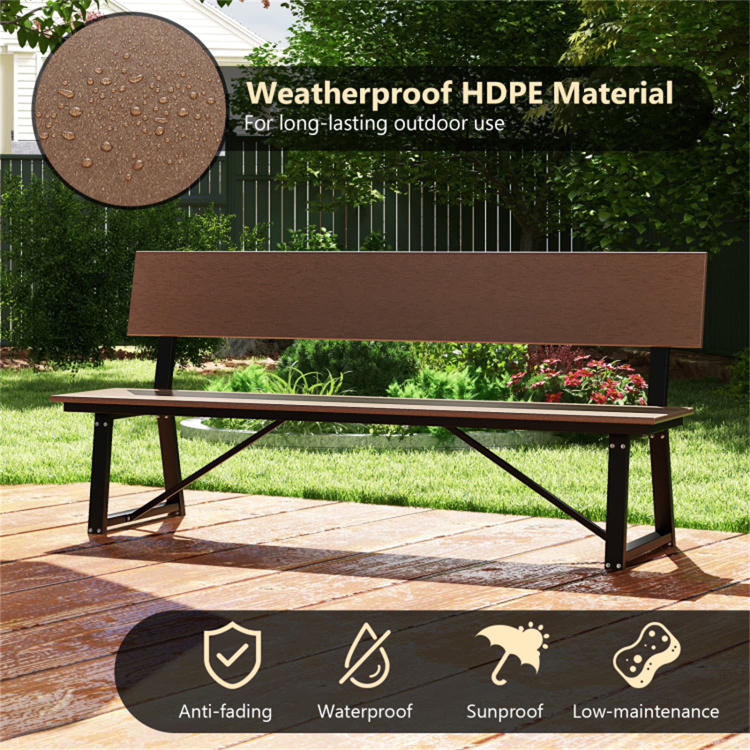 Weatherproof garden bench hotsell
