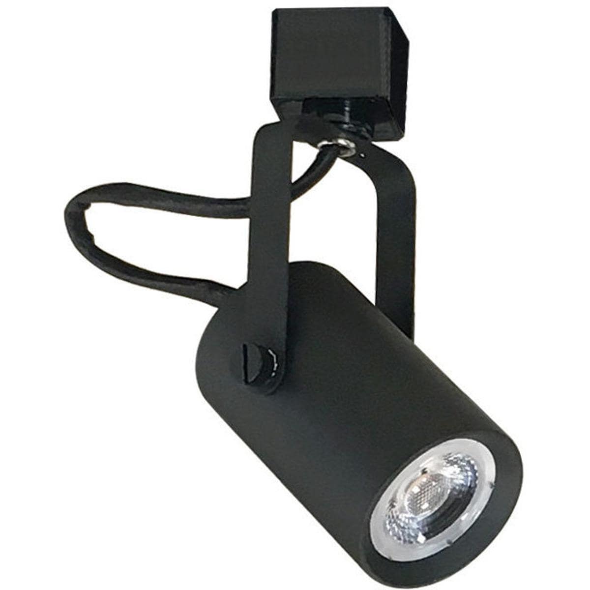 Nora Lighting  NTE-860L9CDM10B MAY Black Track Head Ceiling Light in Comfort Dim 650 H-Style