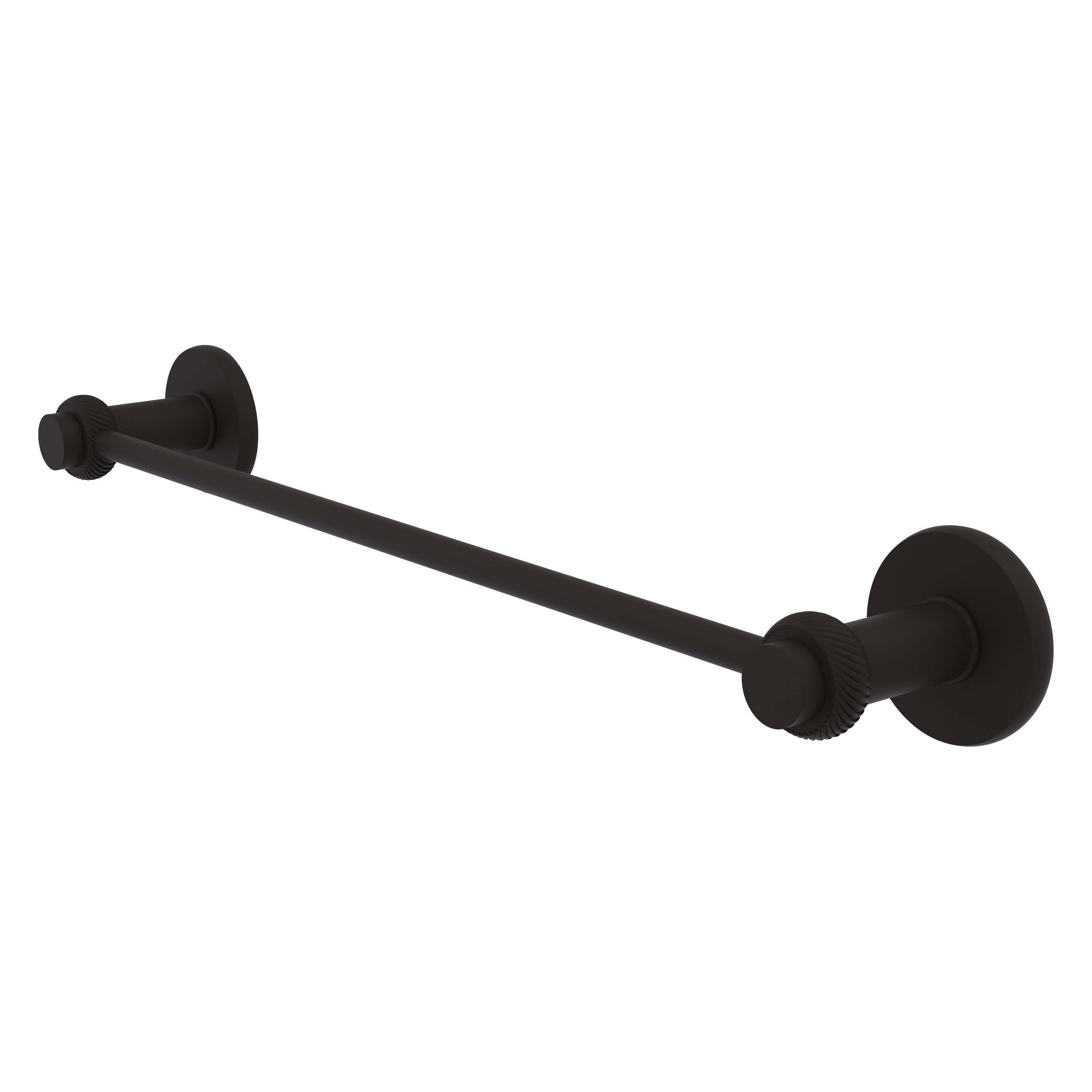 Allied Brass 931T/24-ORB Mercury 24-in Oil-rubbed bronze Wall mount Single Towel Bar
