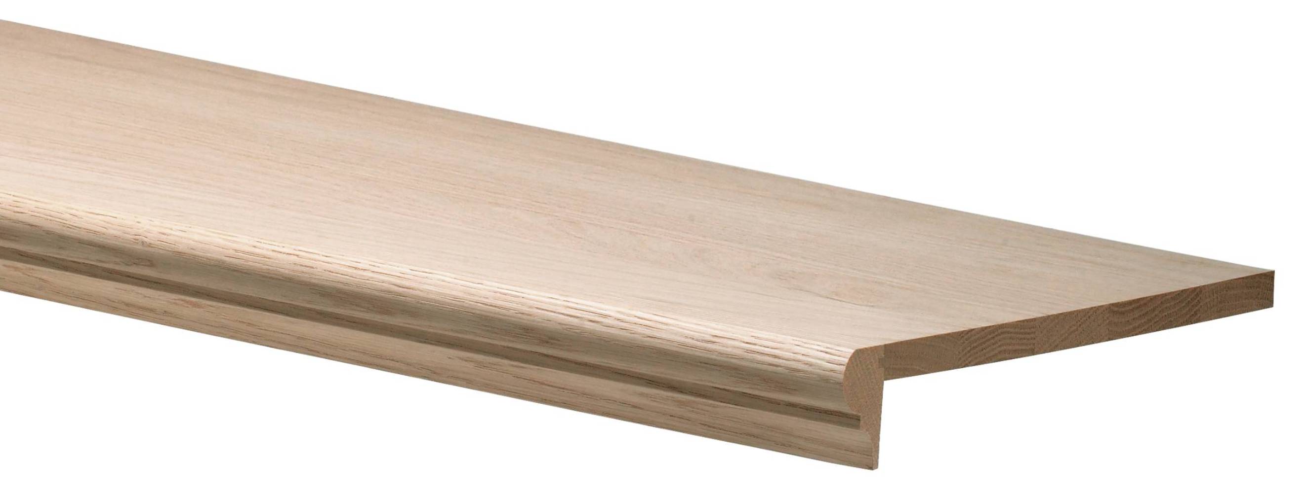 Young - RetroTread 48-in L x 11.5-in W x 0.625-in T White Oak Oak Bullnose Stair Tread