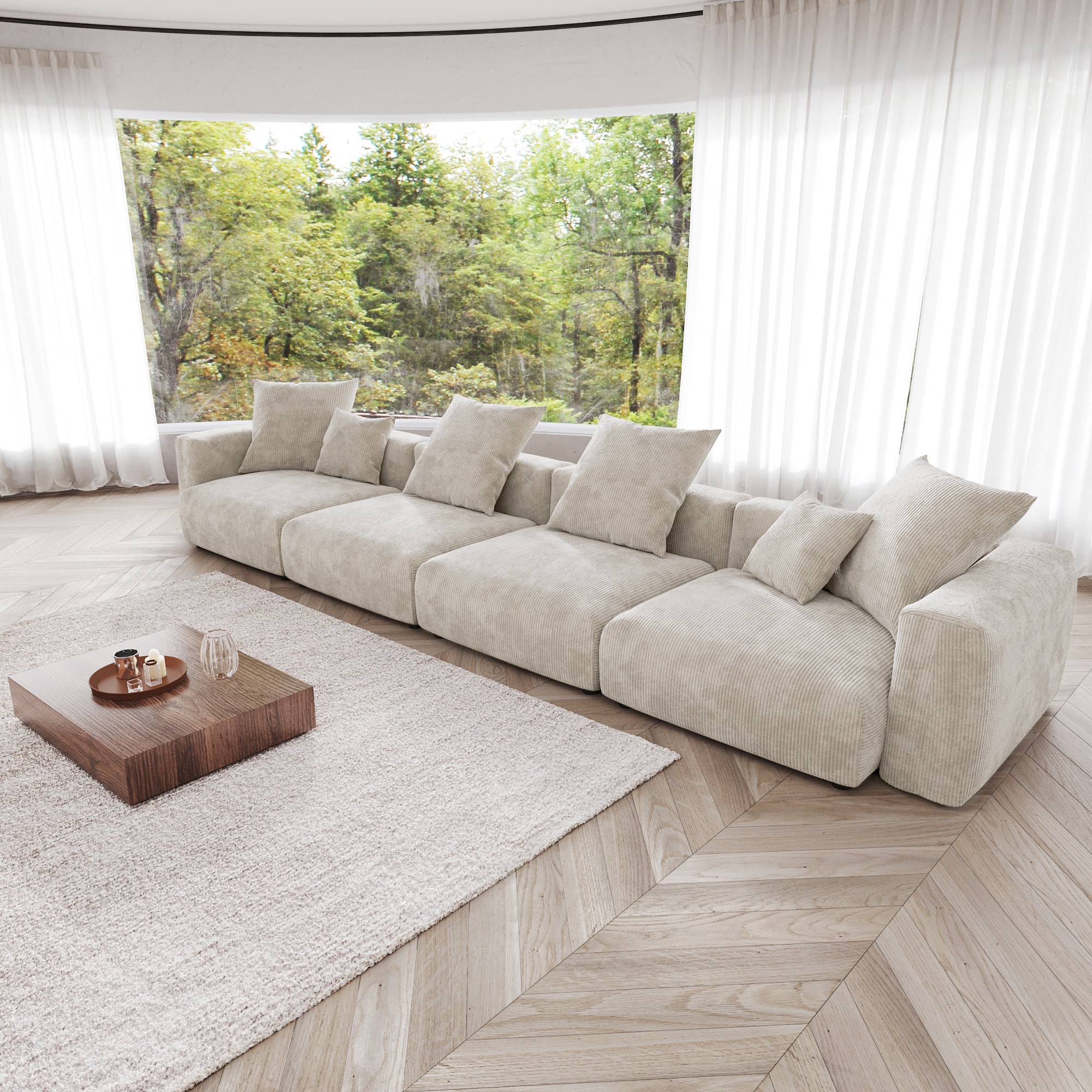 BuotiqHom DH-S4-126BE Sofas-Loveseats - View #3