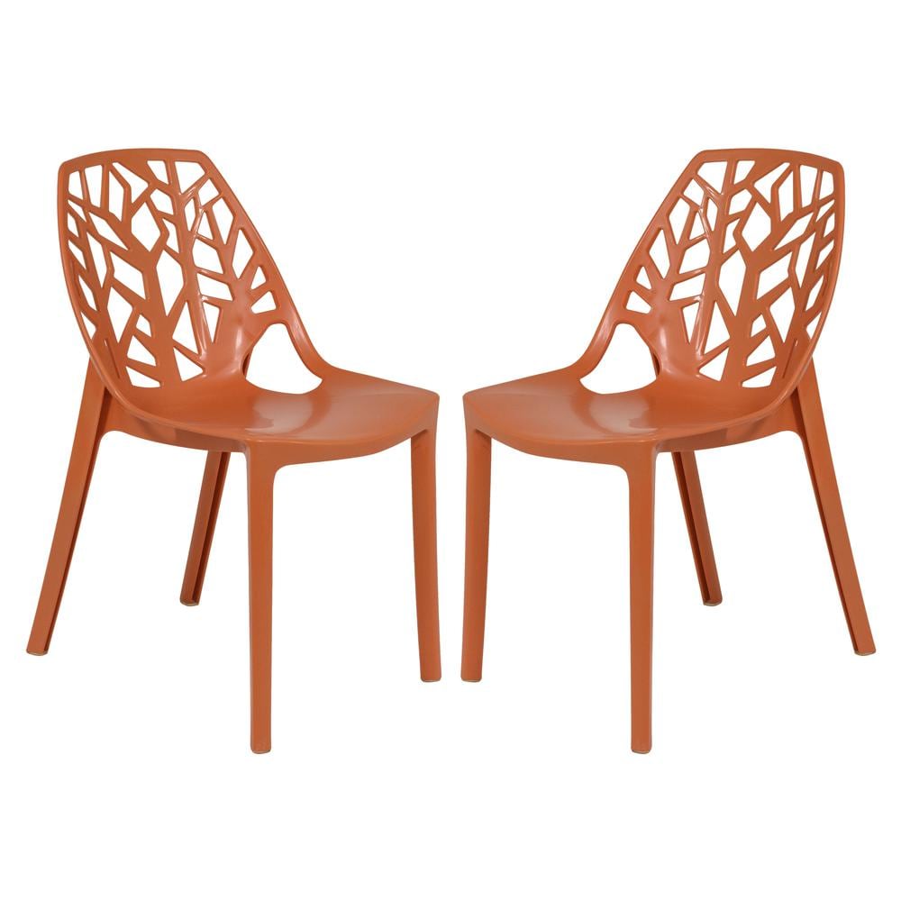 Leisuremod BG3143426 Modern Cornelia Dining Chair Set of 2