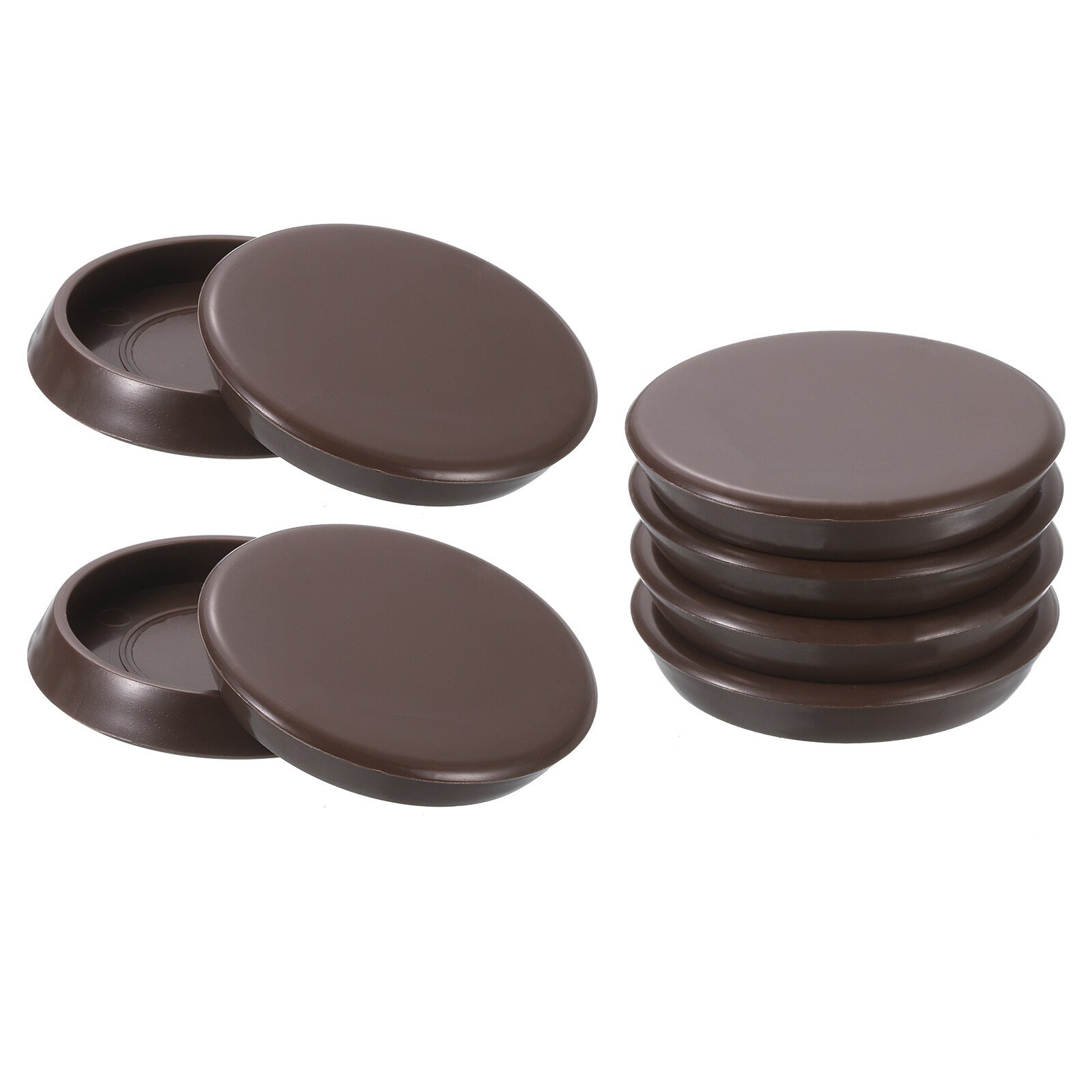 Unique Bargains Furniture Pads 8pcs 1-3/4inch Furniture Moving Pads Round Chair Legs Floors Protectors for Carpet Hardwood Floor Heavy Furniture
