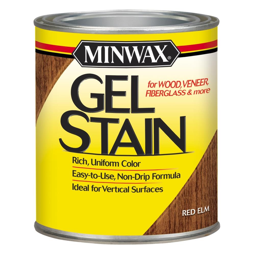 Minwax Gel Stain for Interior Wood Surfaces, Quart, Red Elm