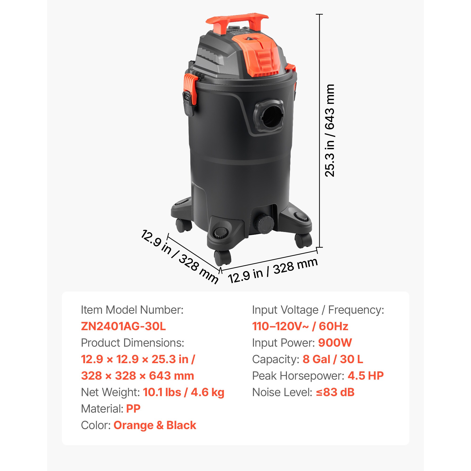 GIVIMO LW102GIVSS3797 Shop-Vacuum-Filters-Collection-Bags - View #7