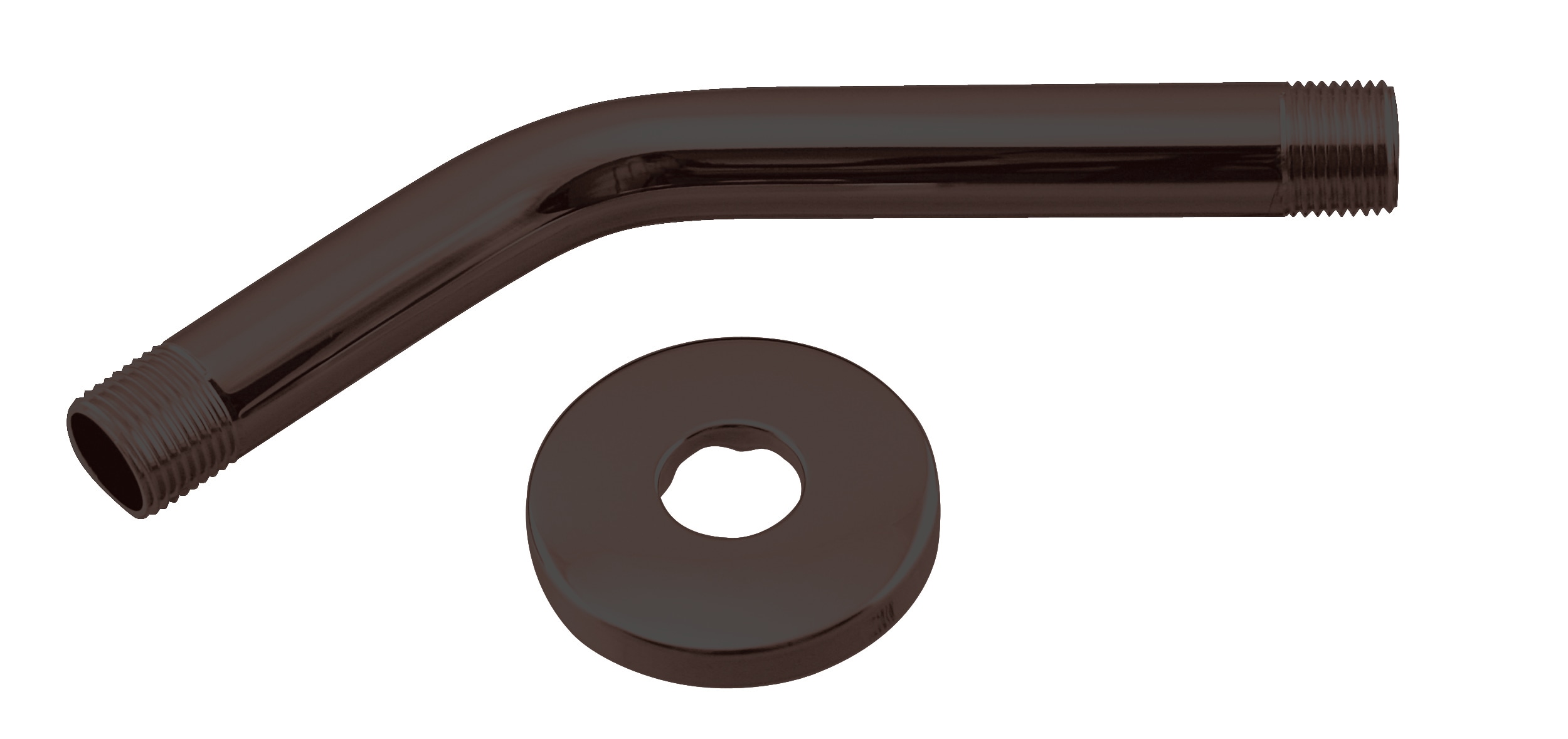 WESTBRASS D301-1-12 Oil rubbed Bronze 8-Inches Universal Shower Shower arm 0.5-Inches -ID