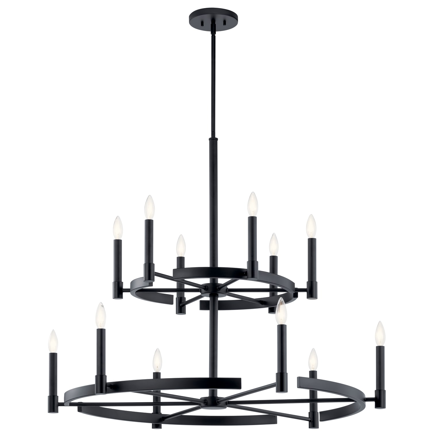 Kichler Tolani 6-Light Black Modern/Contemporary Chandelier