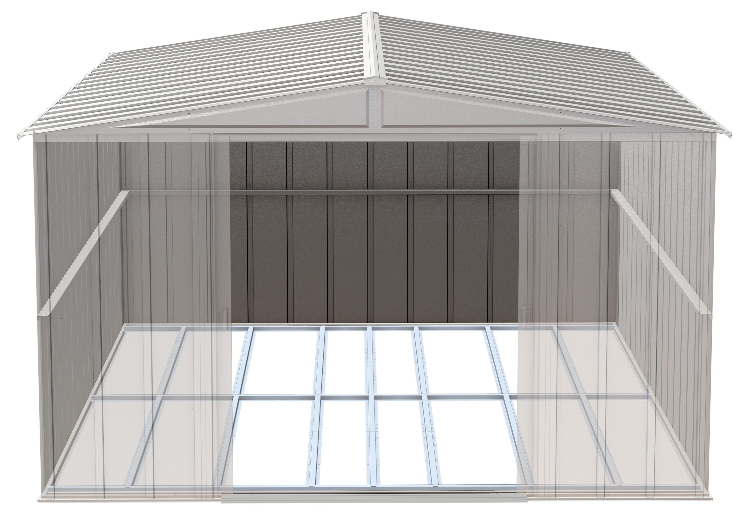 Arrow 10-ft x 12-ft Metal Storage Shed Floor Kit in the Storage Shed ...