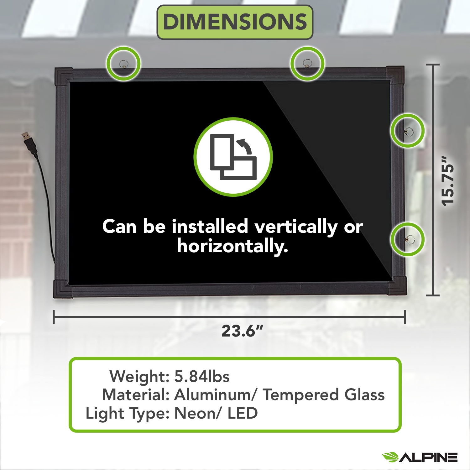 Alpine Industries 495-02-PKG Neon-Signs - View #5