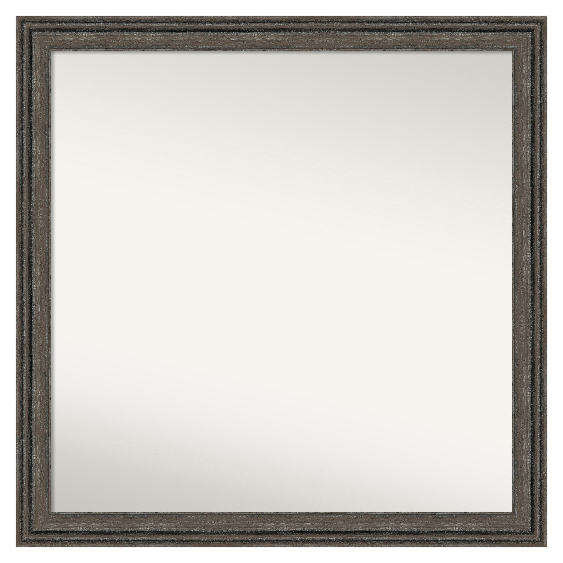 Amanti Art Upcycled Brown Grey Frame 29.5-in W x 29.5-in H Square ...