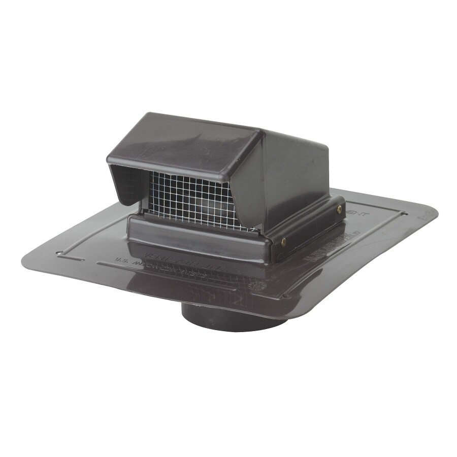 Gibraltar Building Products PRCS4WG Weathered Gray Plastic Square Roof Louver