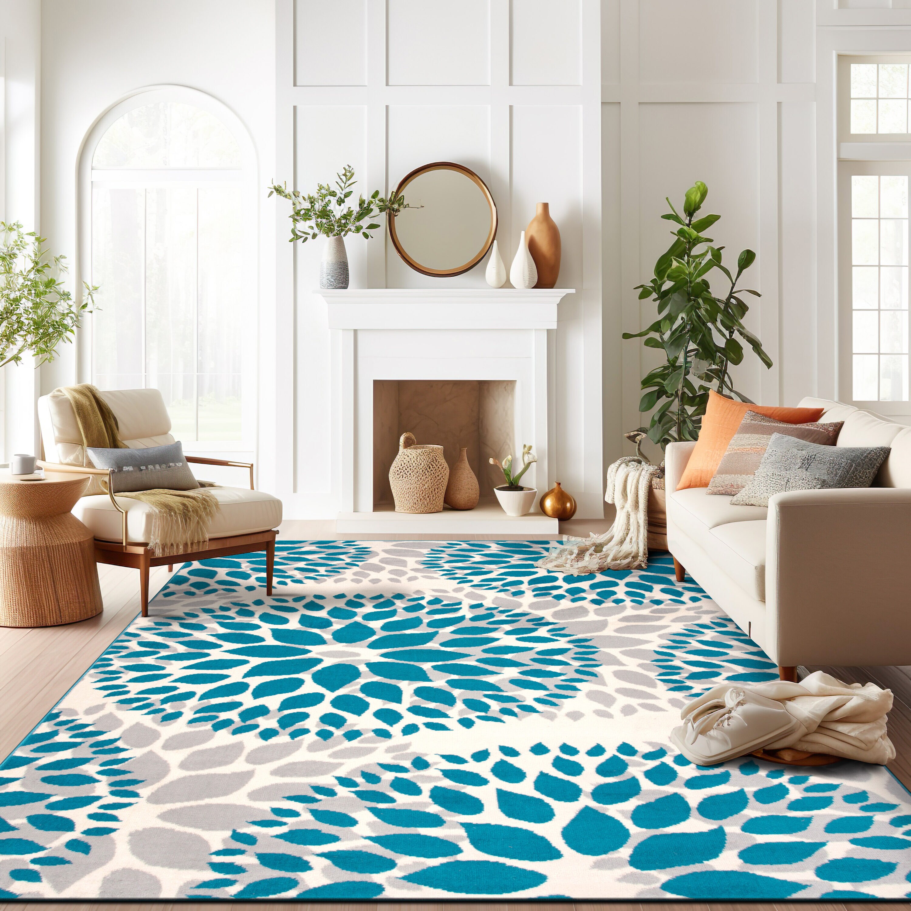 World Rug Gallery 9099 BLUE 2X3 rugs - View #7