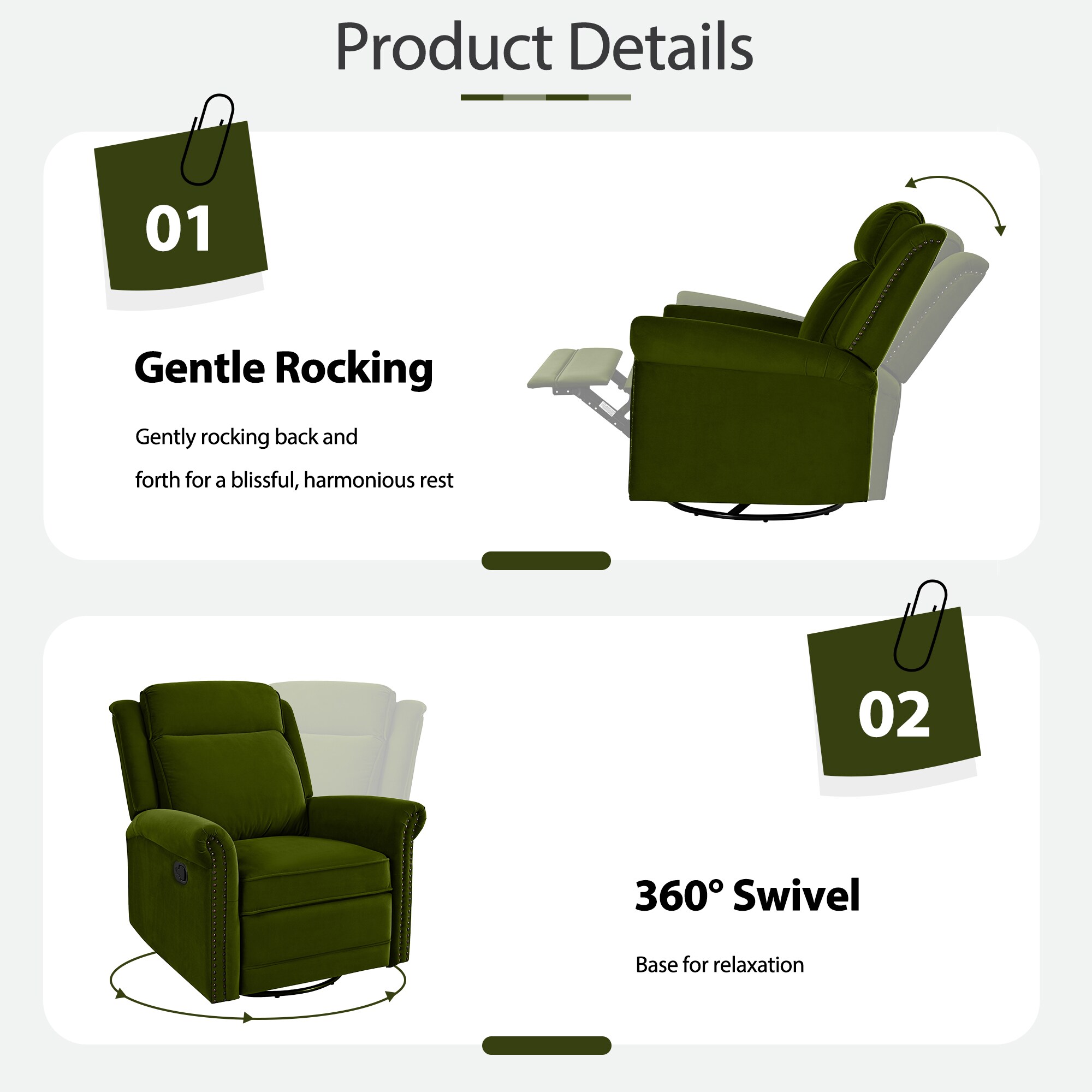 LUXEYARD DS-R-202666E recliners - View #4