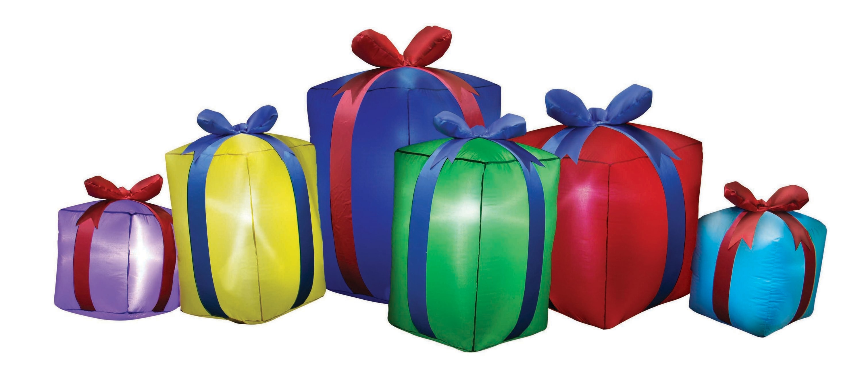 Airflowz OC-80566 8-Feet Lighted Gift box Christmas Inflatable