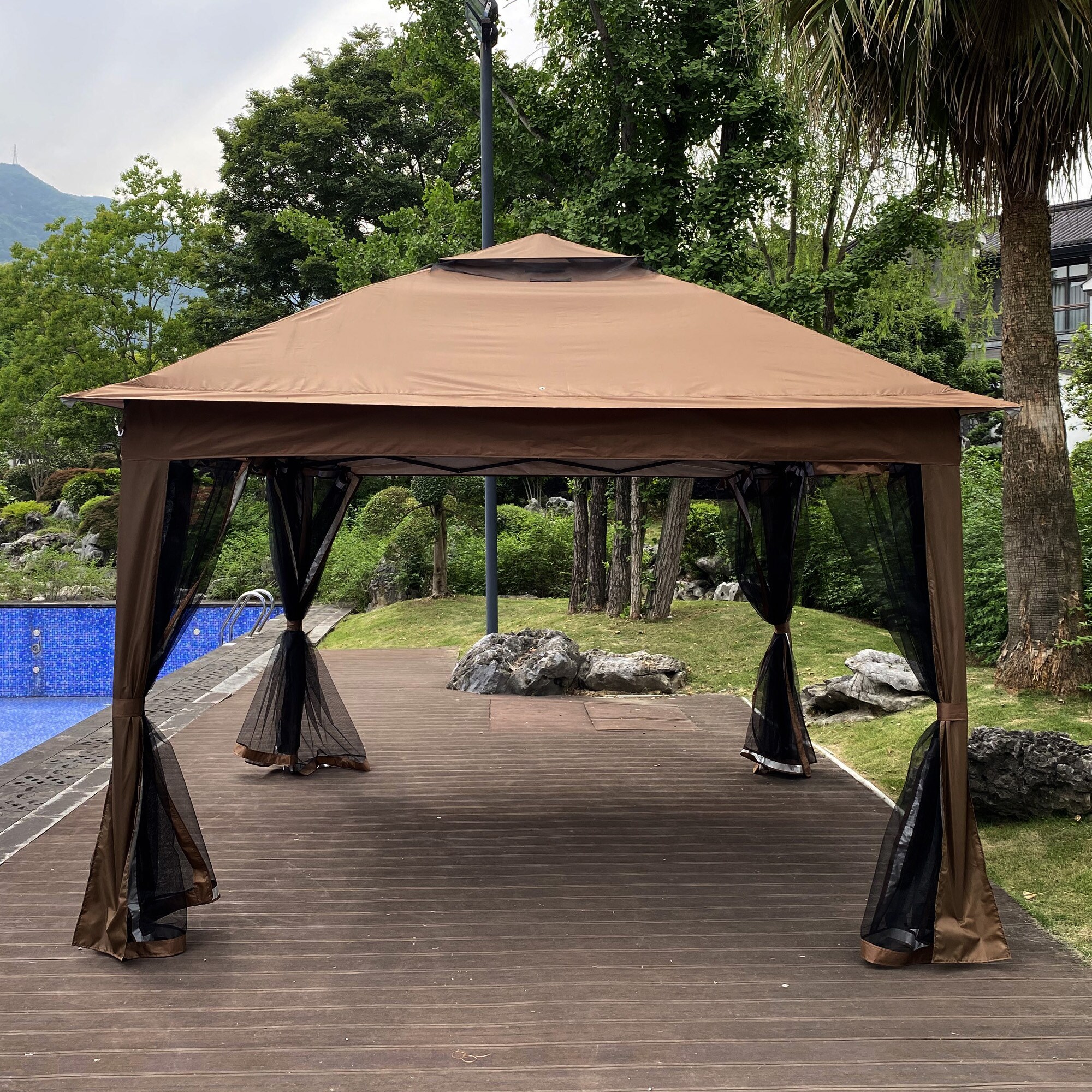 Gaierptone CRXO2921T9L Wood-Resin-Gazebos - View #3