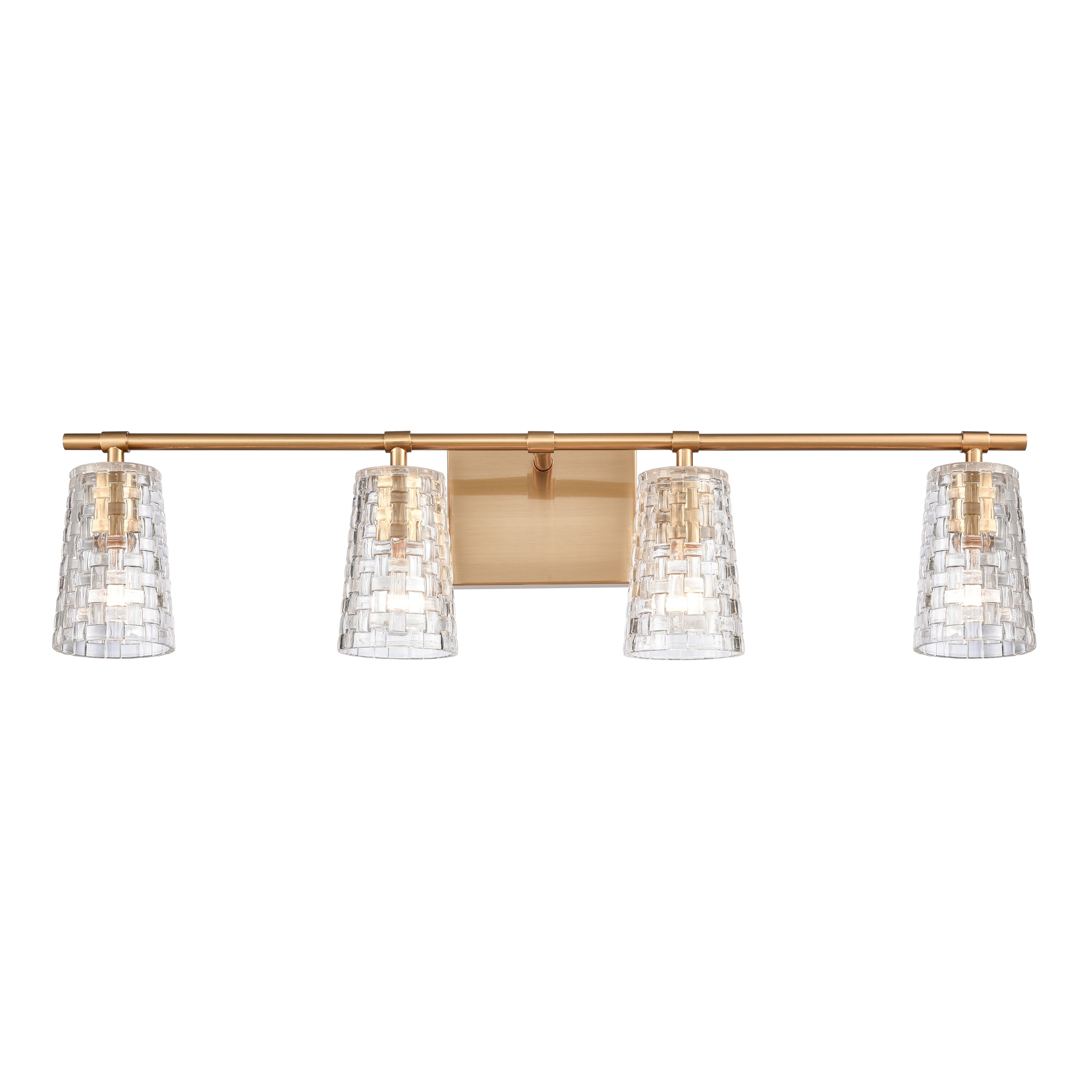 Marin 32-in 4-Light Satin Gold Traditional Vanity Light | - Westmore by ELK Lighting LW-220711226